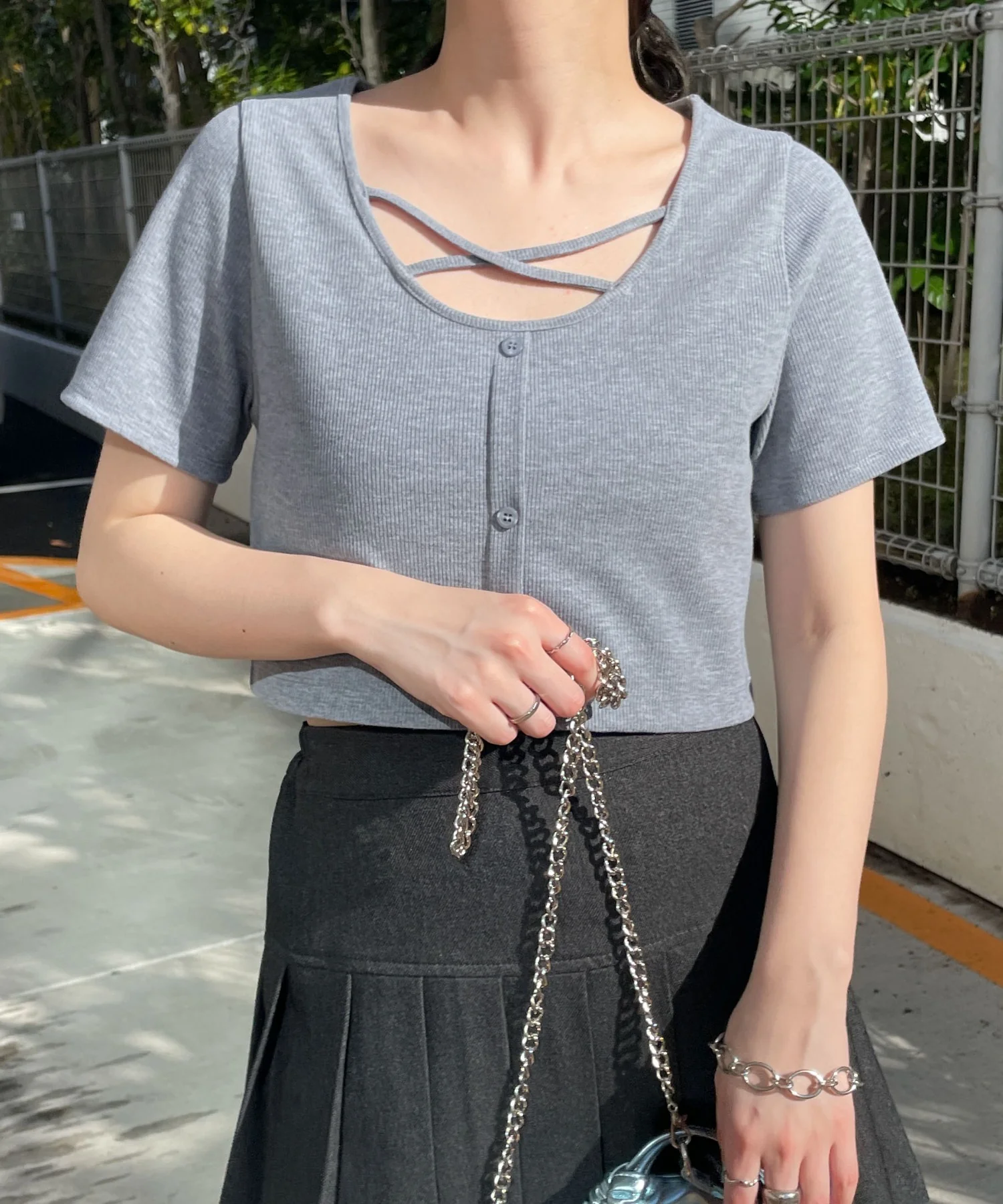フロントクロスショートリブT - Image 12