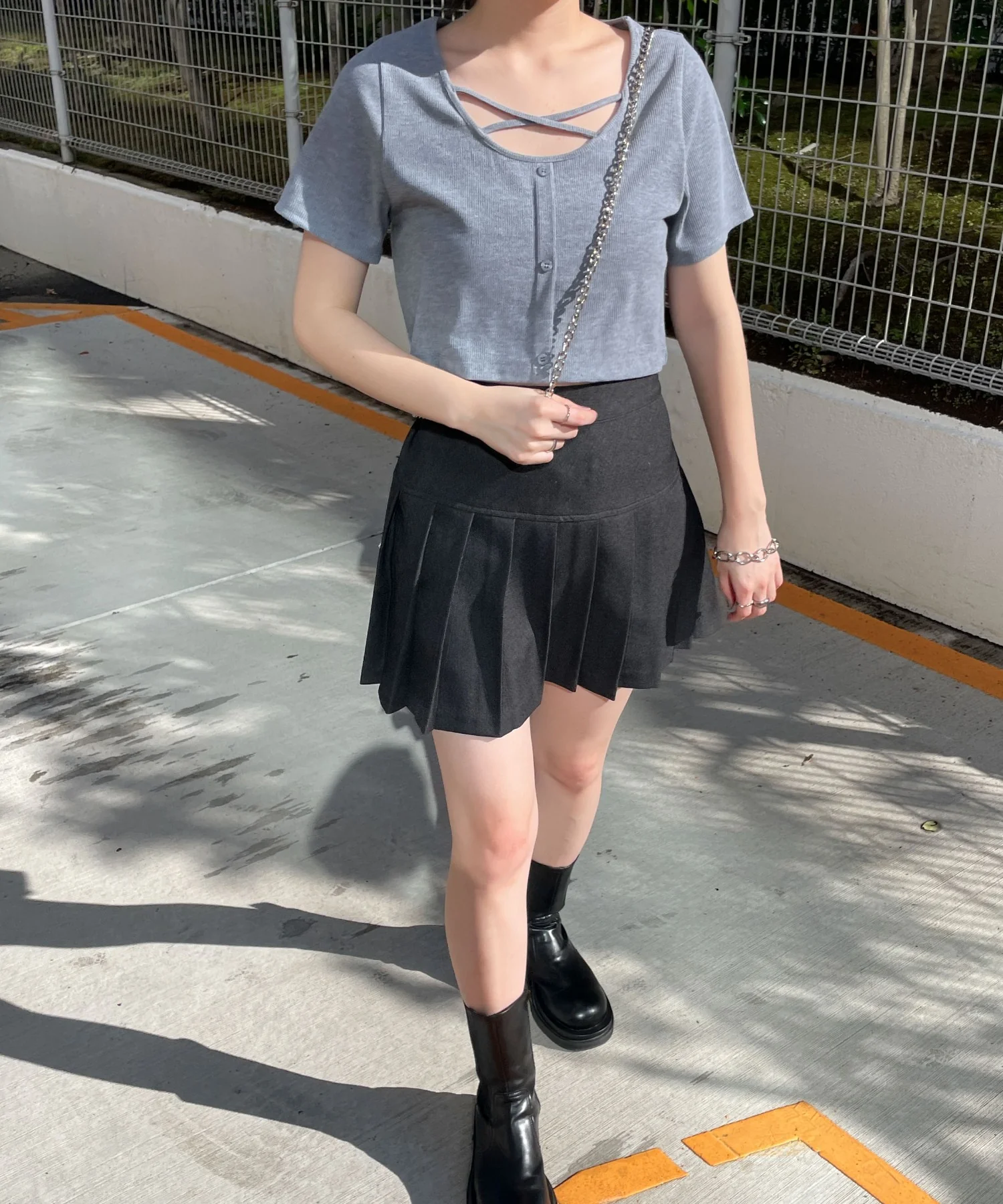 フロントクロスショートリブT - Image 4