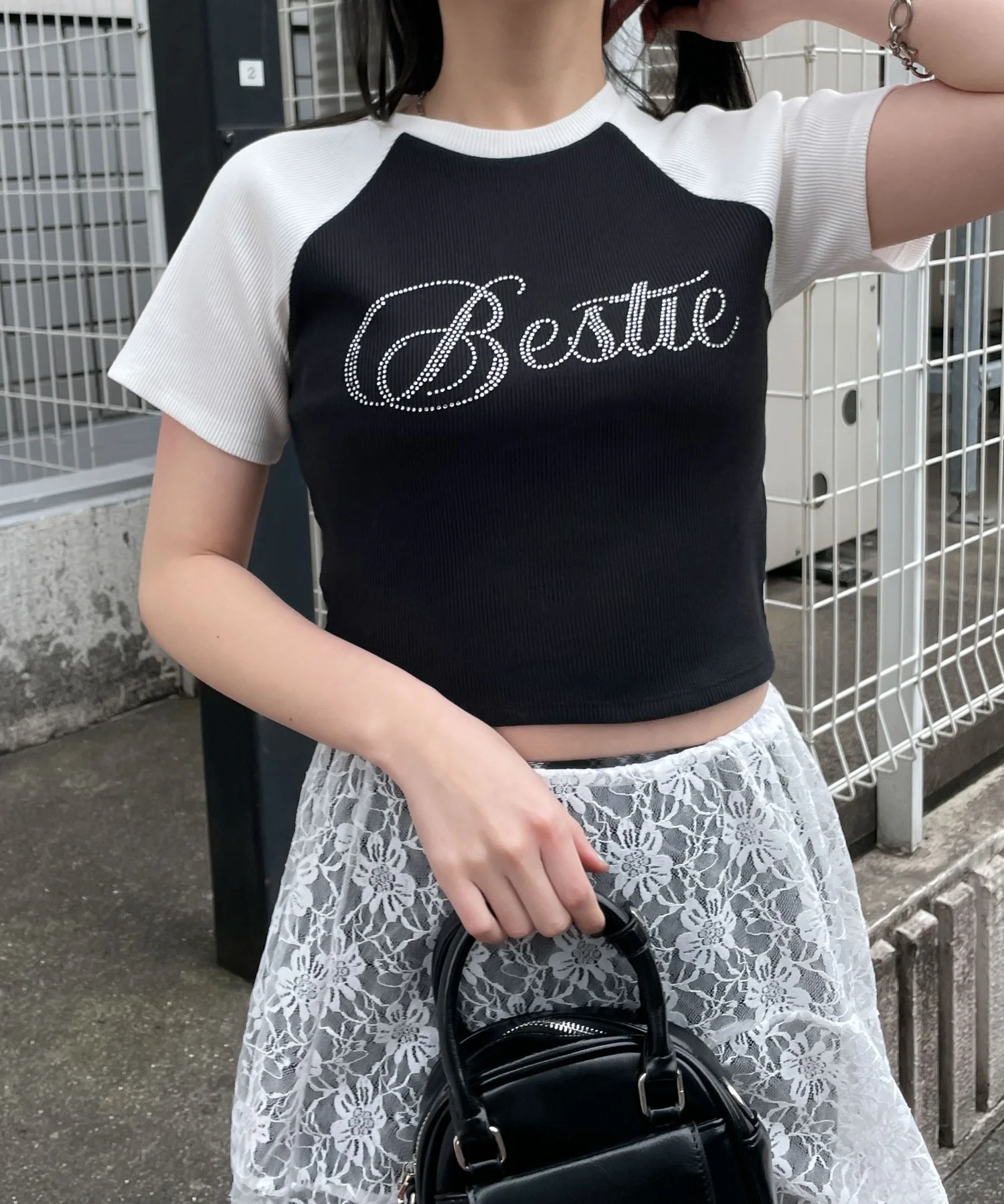 ラインストーンラグランちびT - Image 20