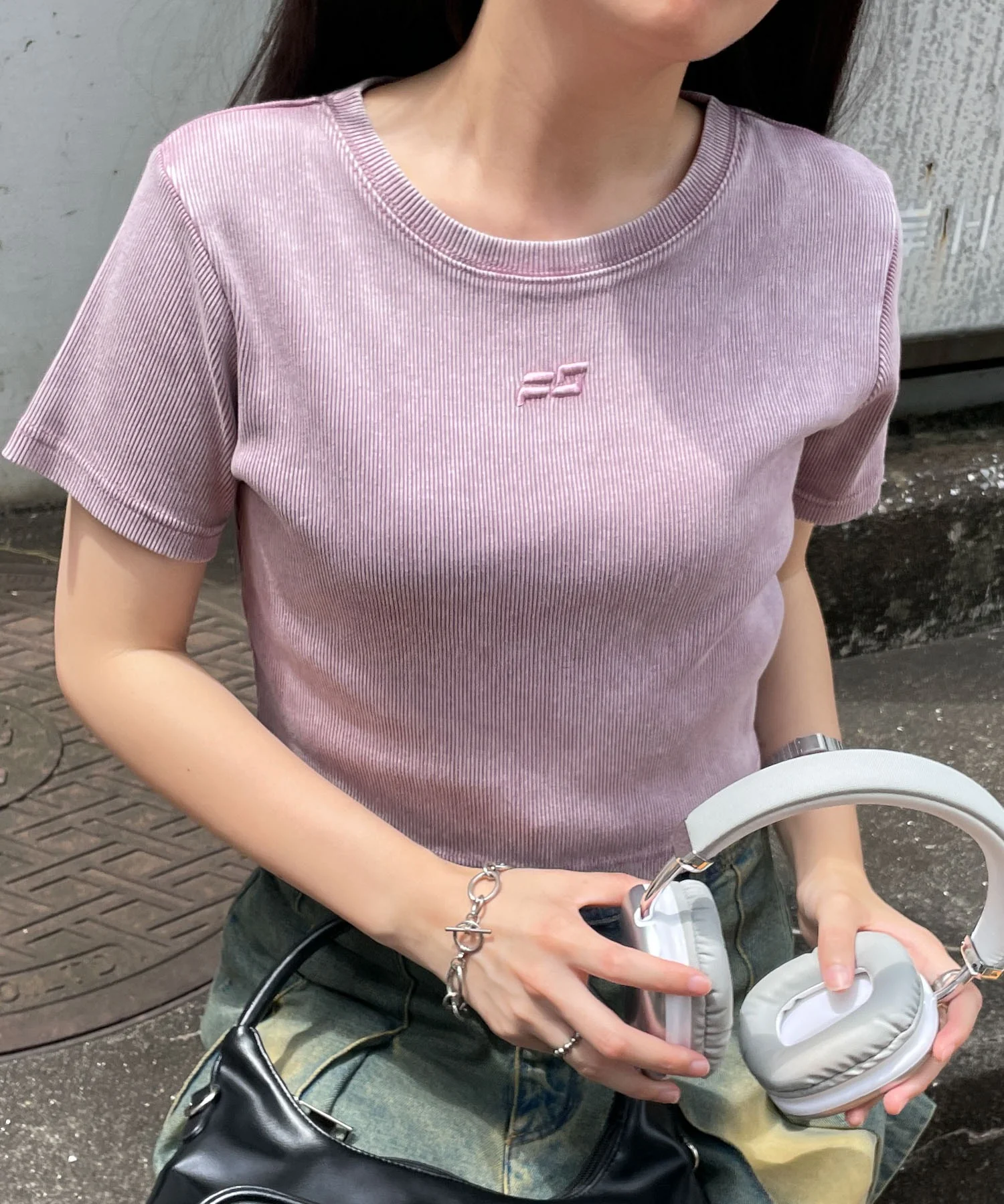 ヴィンテージウォッシュリブT - Image 4