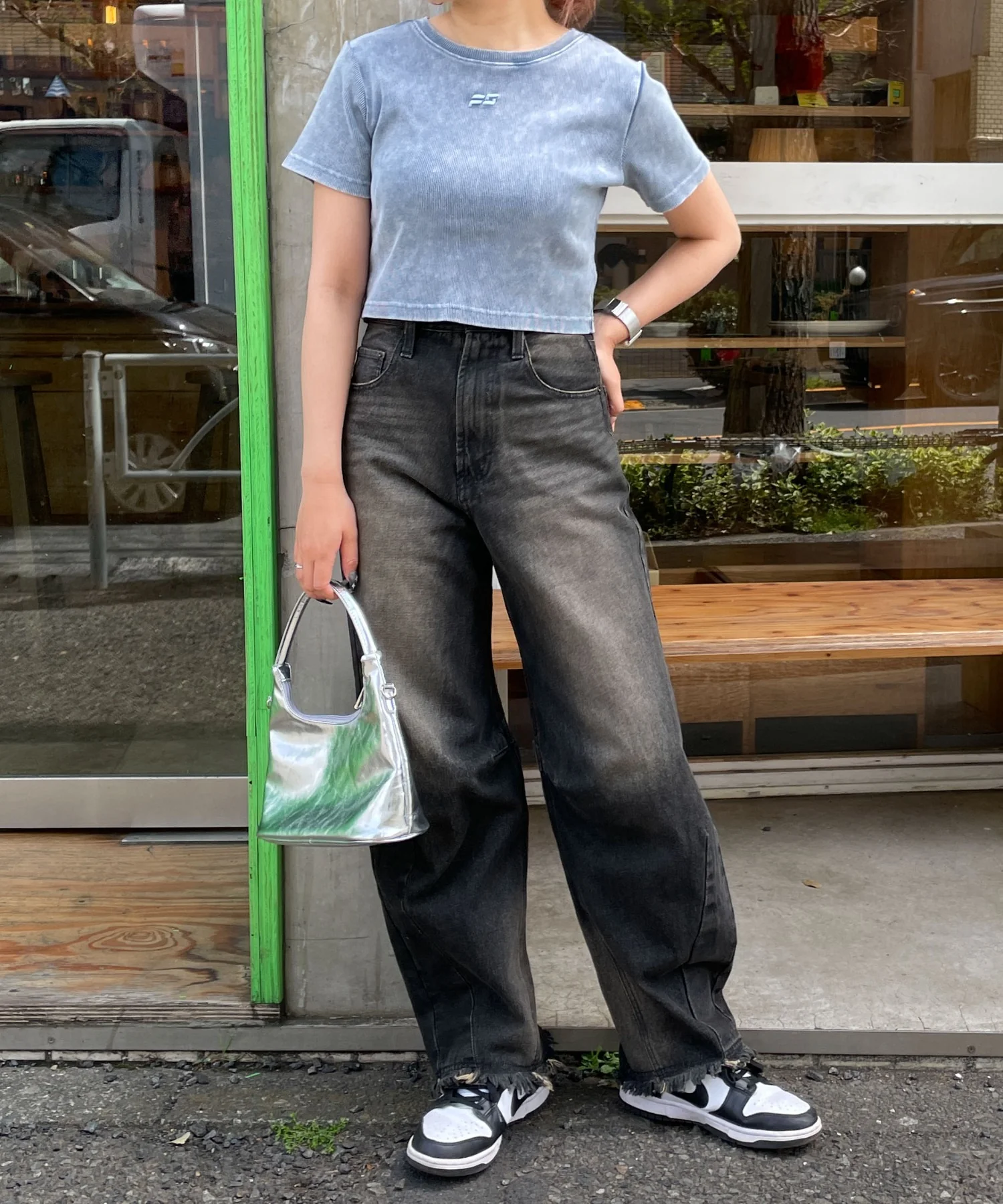 ヴィンテージウォッシュリブT - Image 6