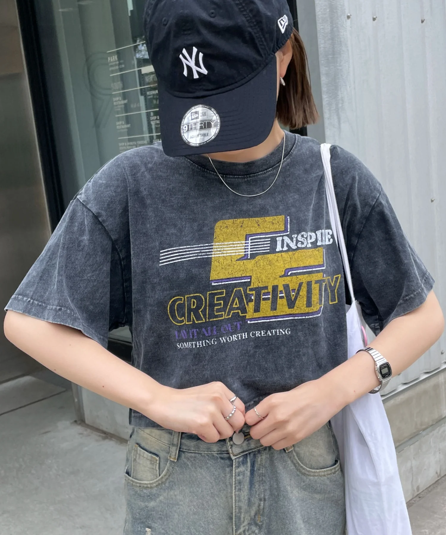 ヴィンテージウォッシュショートT - Image 3