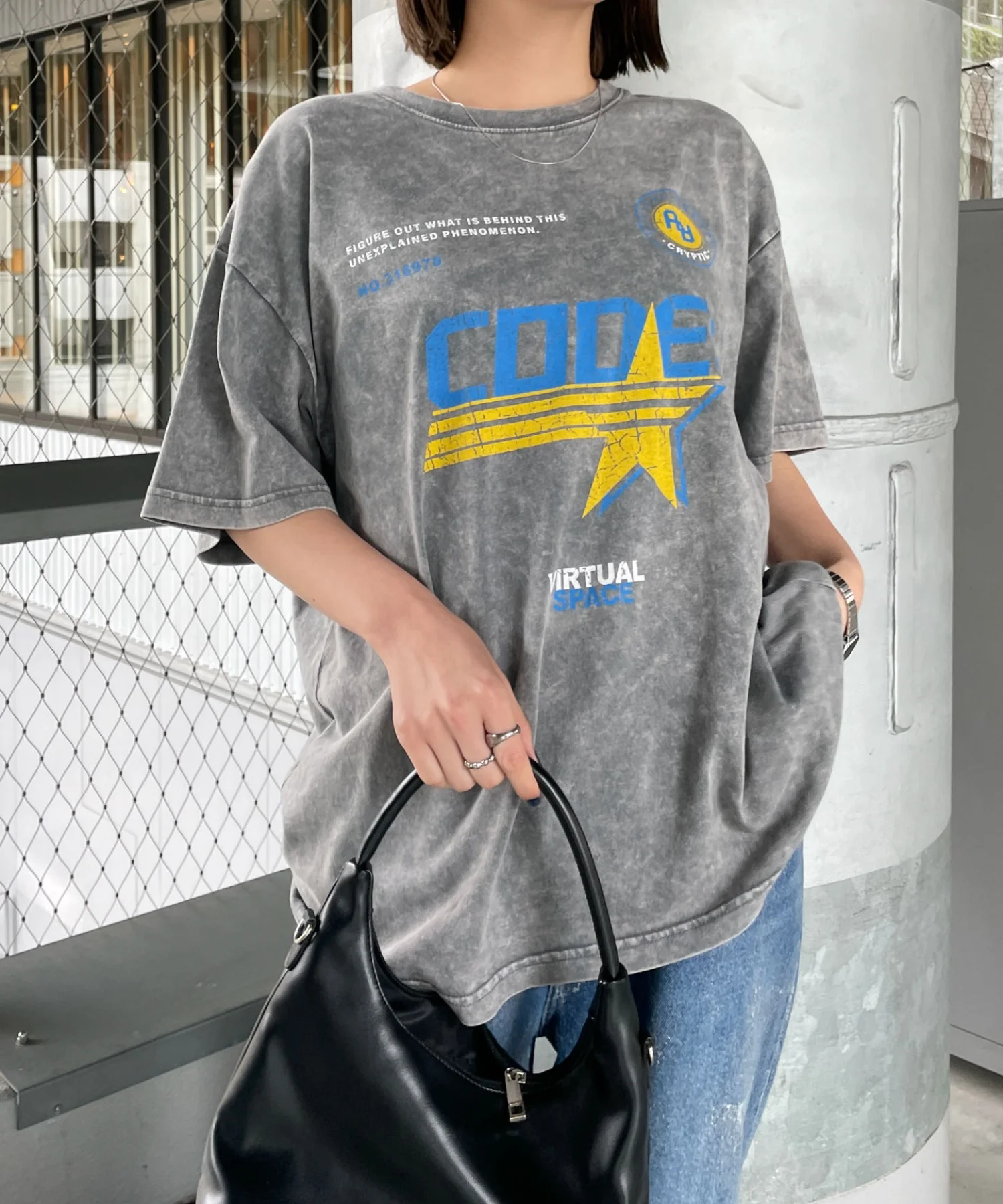 ヴィンテージウォッシュグラフィックTシャツ - Image 37