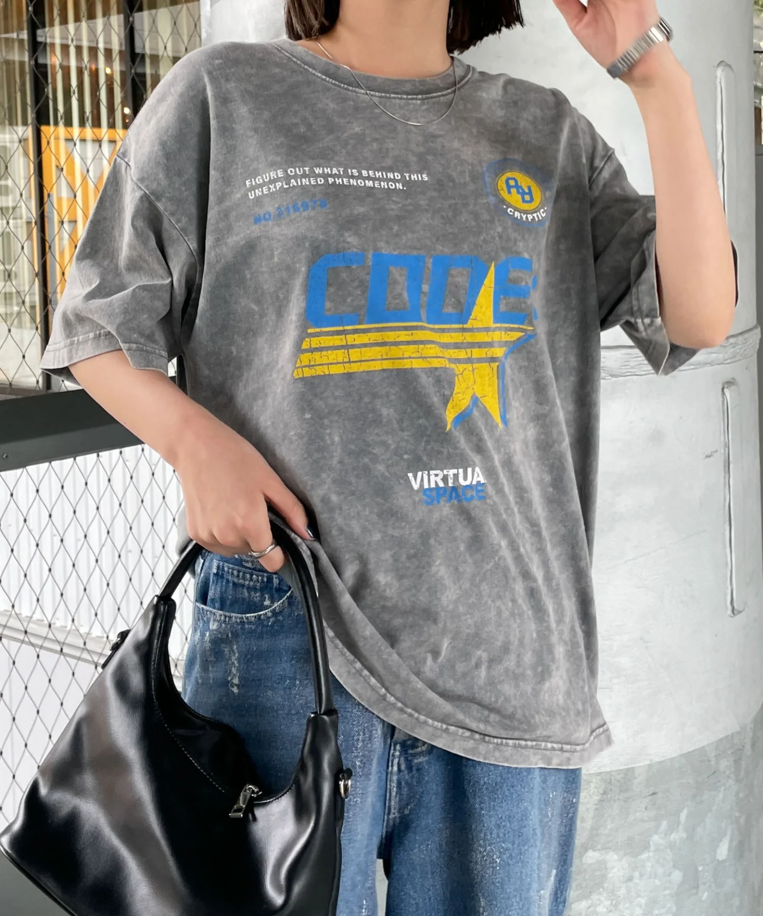 ヴィンテージウォッシュグラフィックTシャツ - Image 38
