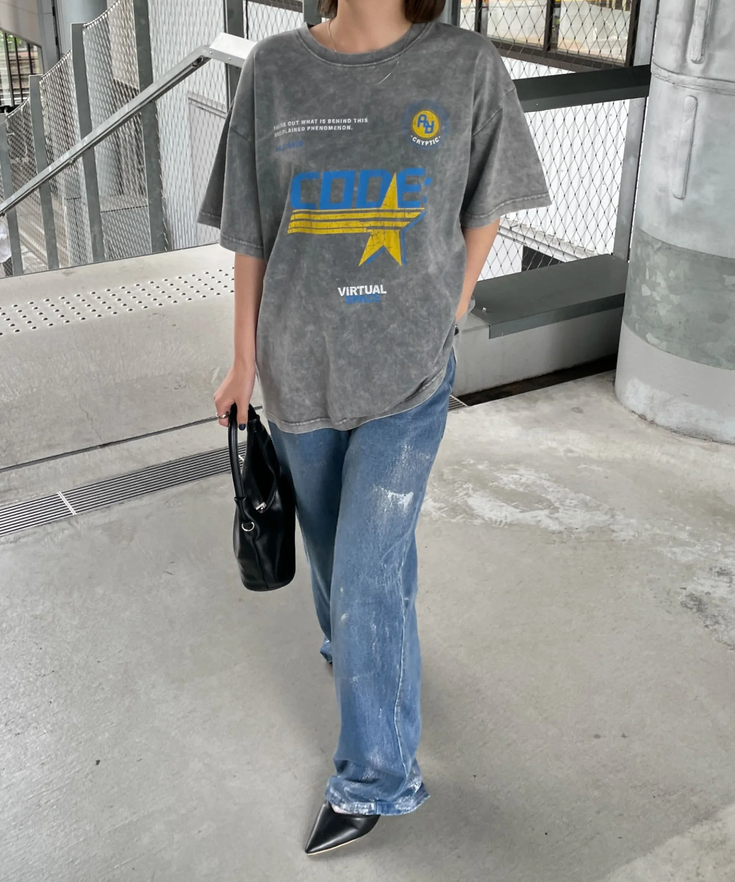 ヴィンテージウォッシュグラフィックTシャツ - Image 40