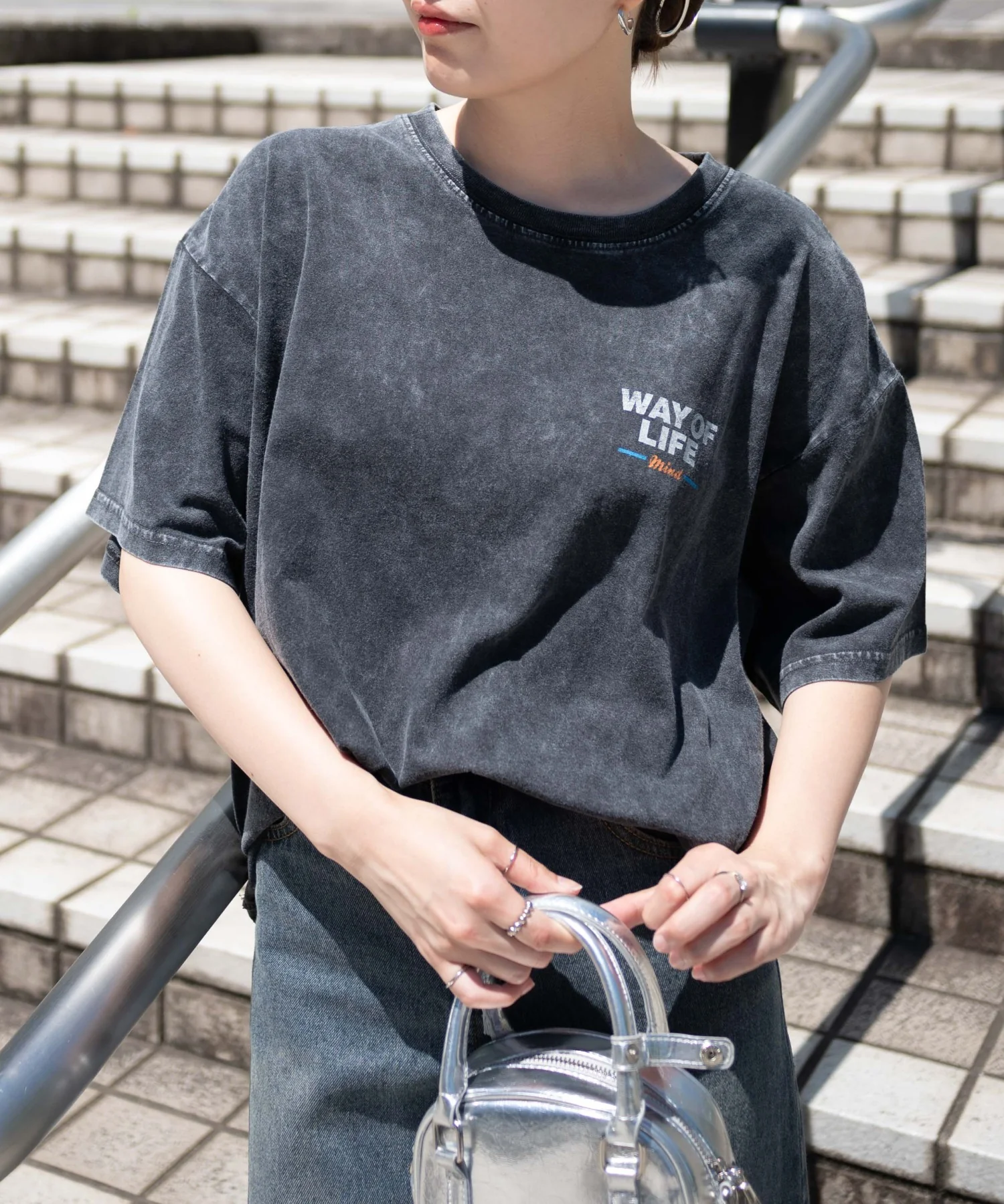 ヴィンテージウォッシュグラフィックTシャツ - Image 41