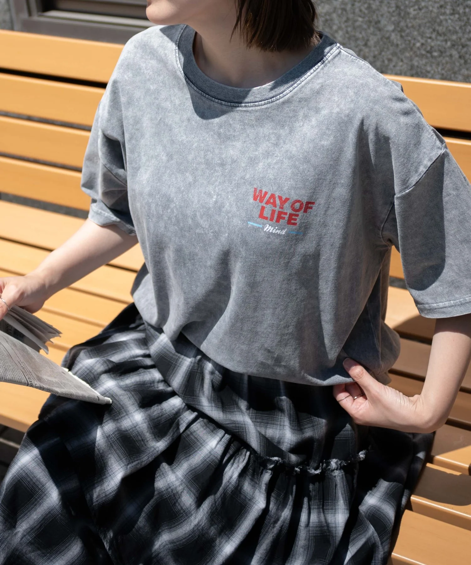 ヴィンテージウォッシュグラフィックTシャツ - Image 46
