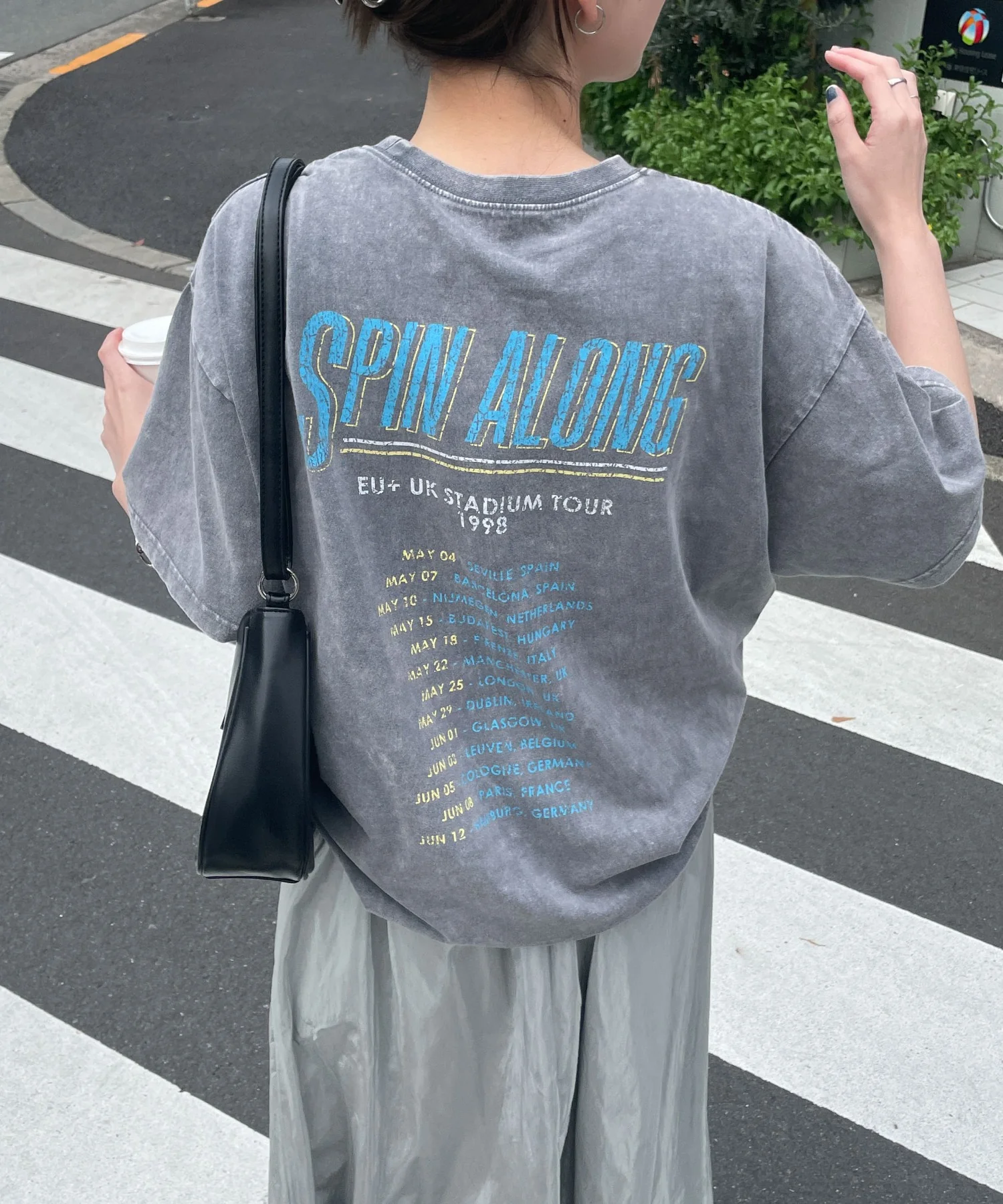 ヴィンテージウォッシュグラフィックTシャツ - Image 54
