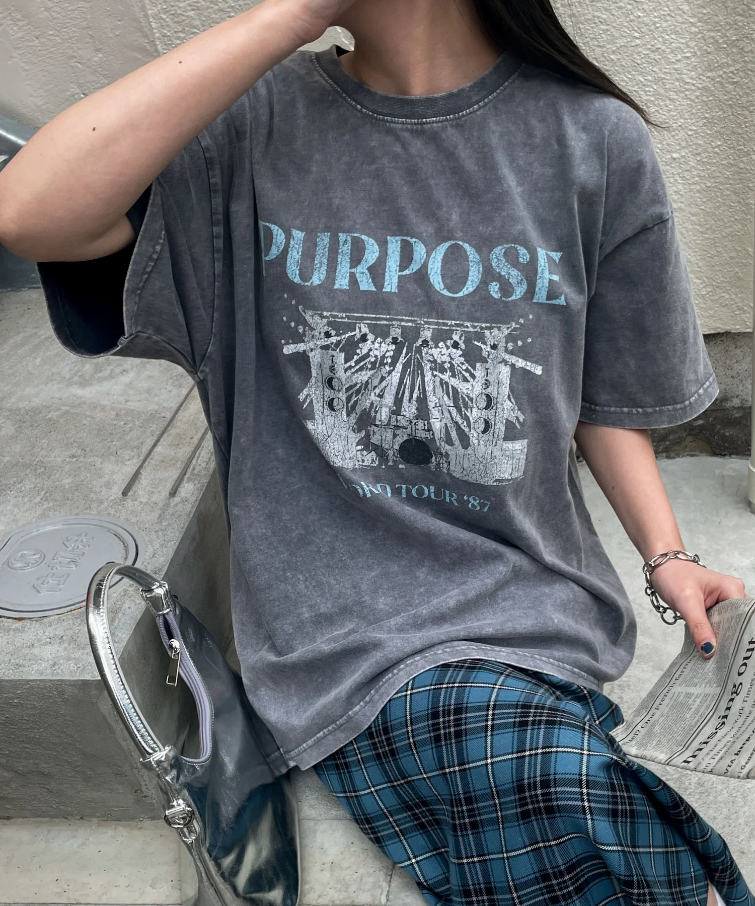 ヴィンテージウォッシュグラフィックTシャツ - Image 60