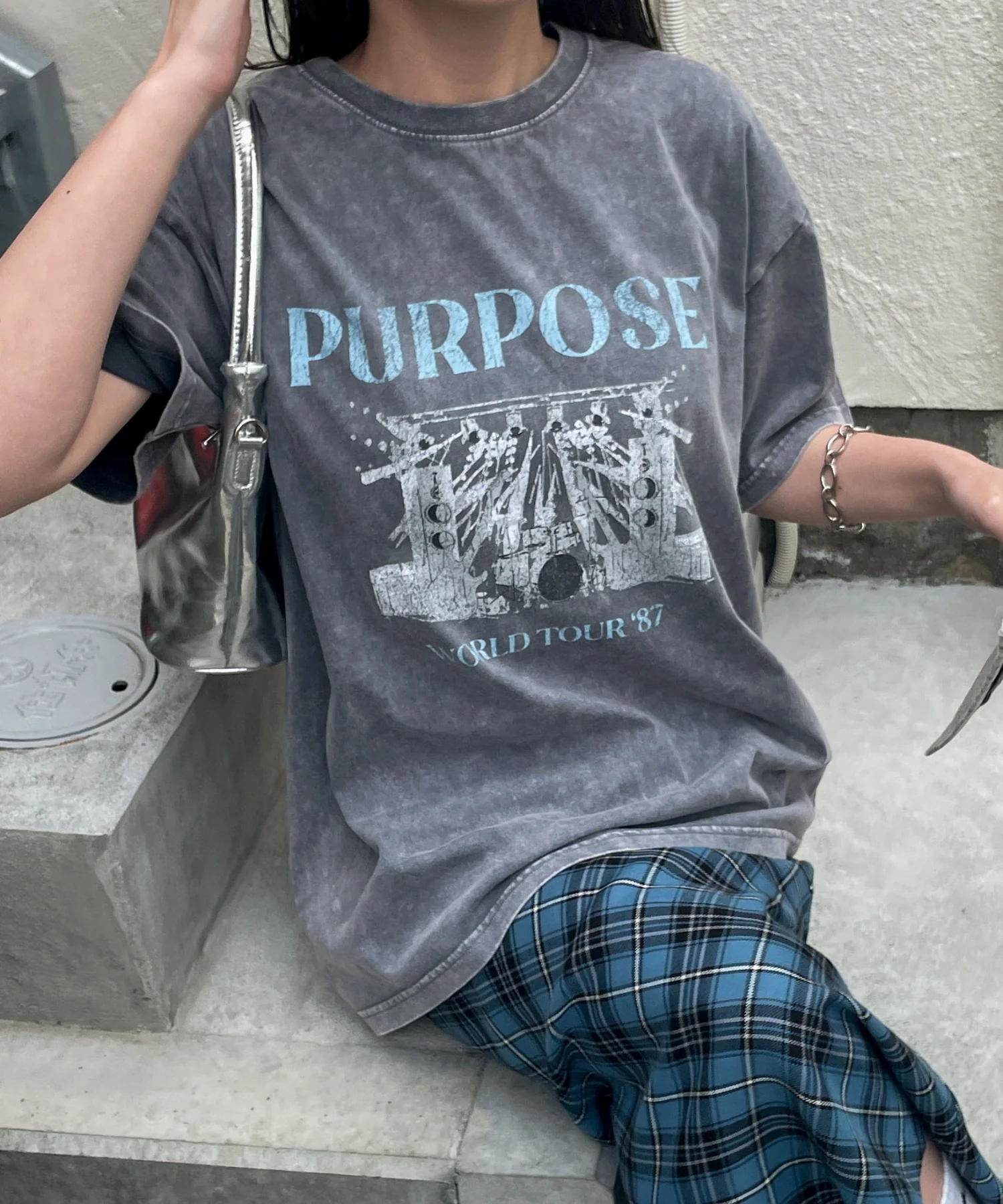 ヴィンテージウォッシュグラフィックTシャツ - Image 61