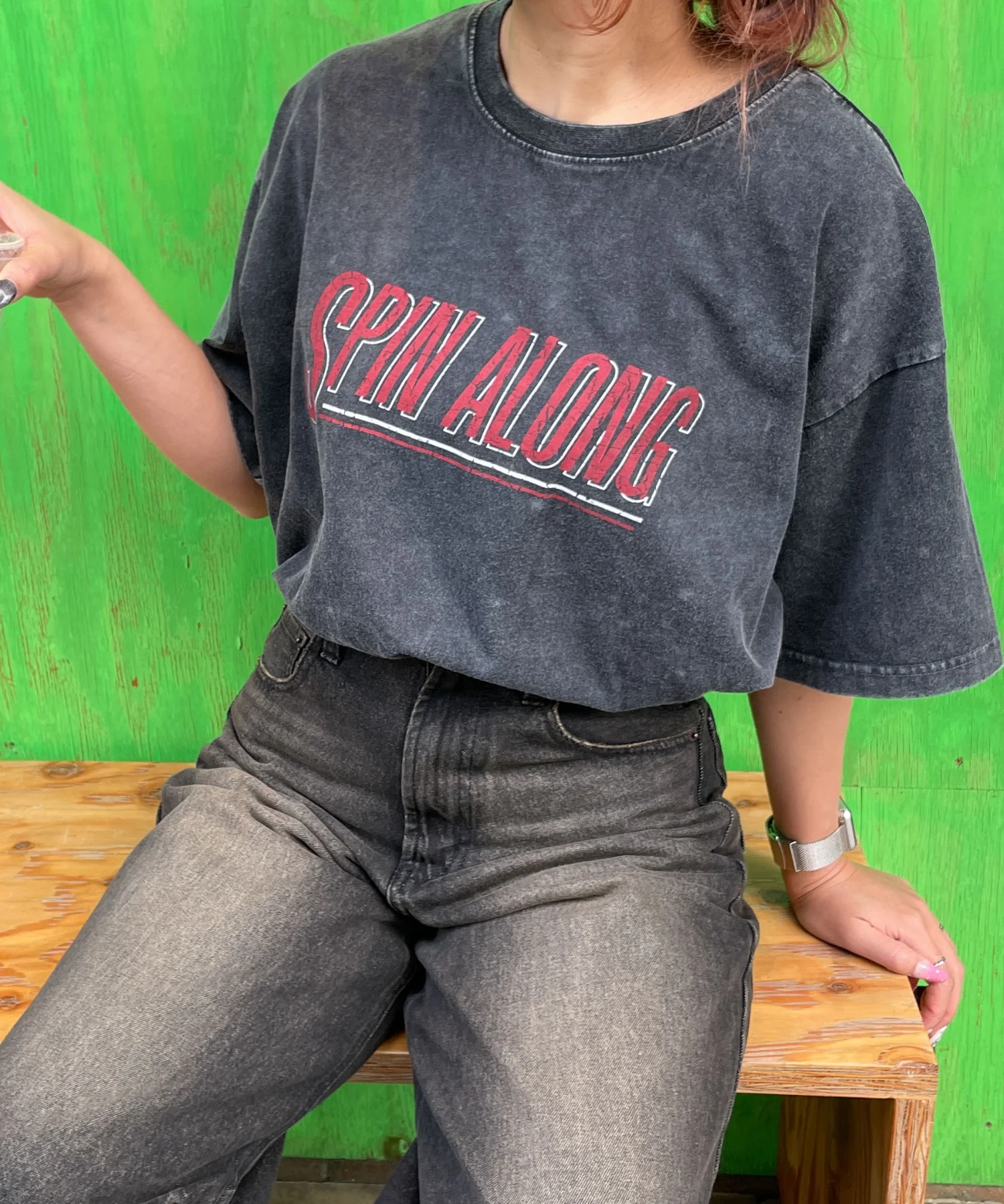 ヴィンテージウォッシュグラフィックTシャツ - Image 64