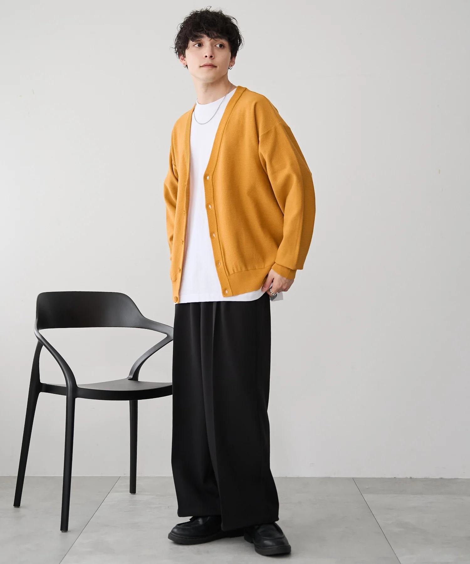 オーバーフィットドライタッチカーディガン - Image 8