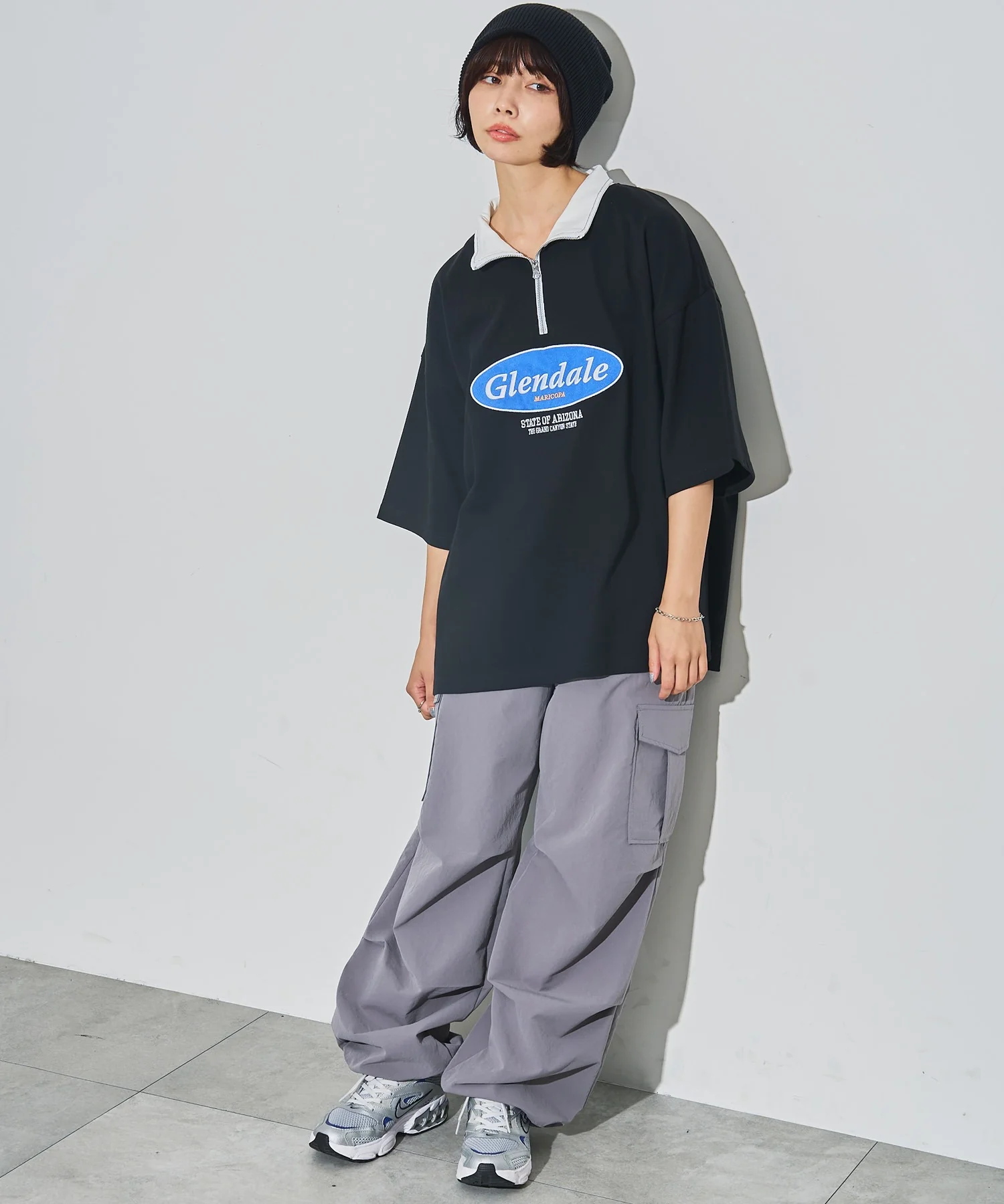 ヘビーウエイトサークルロゴハーフZIPT（S） - Image 10