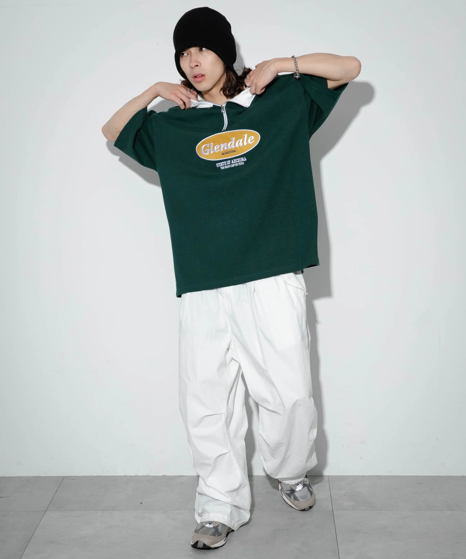 ヘビーウエイトサークルロゴハーフZIPT（S） - Image 17