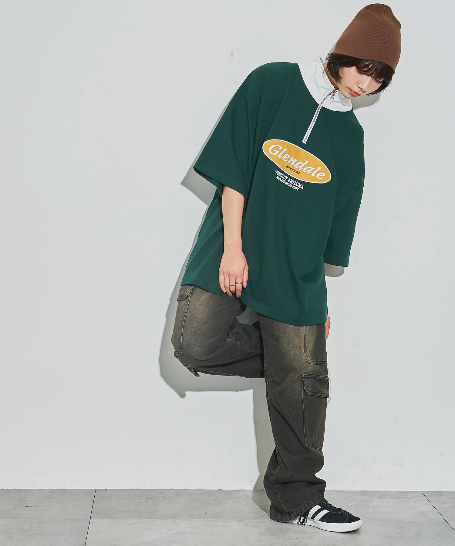 ヘビーウエイトサークルロゴハーフZIPT（S） - Image 22