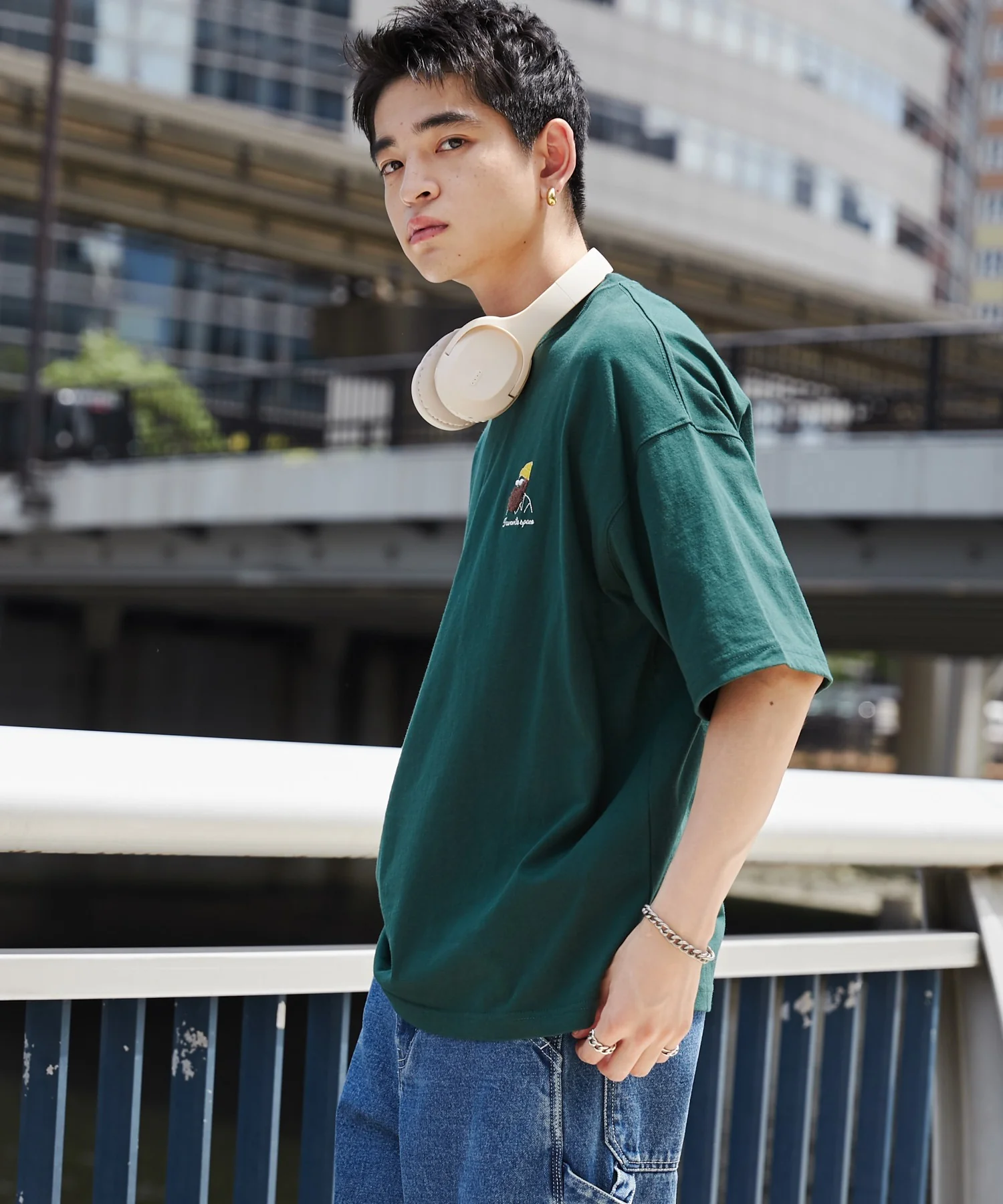 ヒゲサガラ刺繍Tシャツ - Image 9
