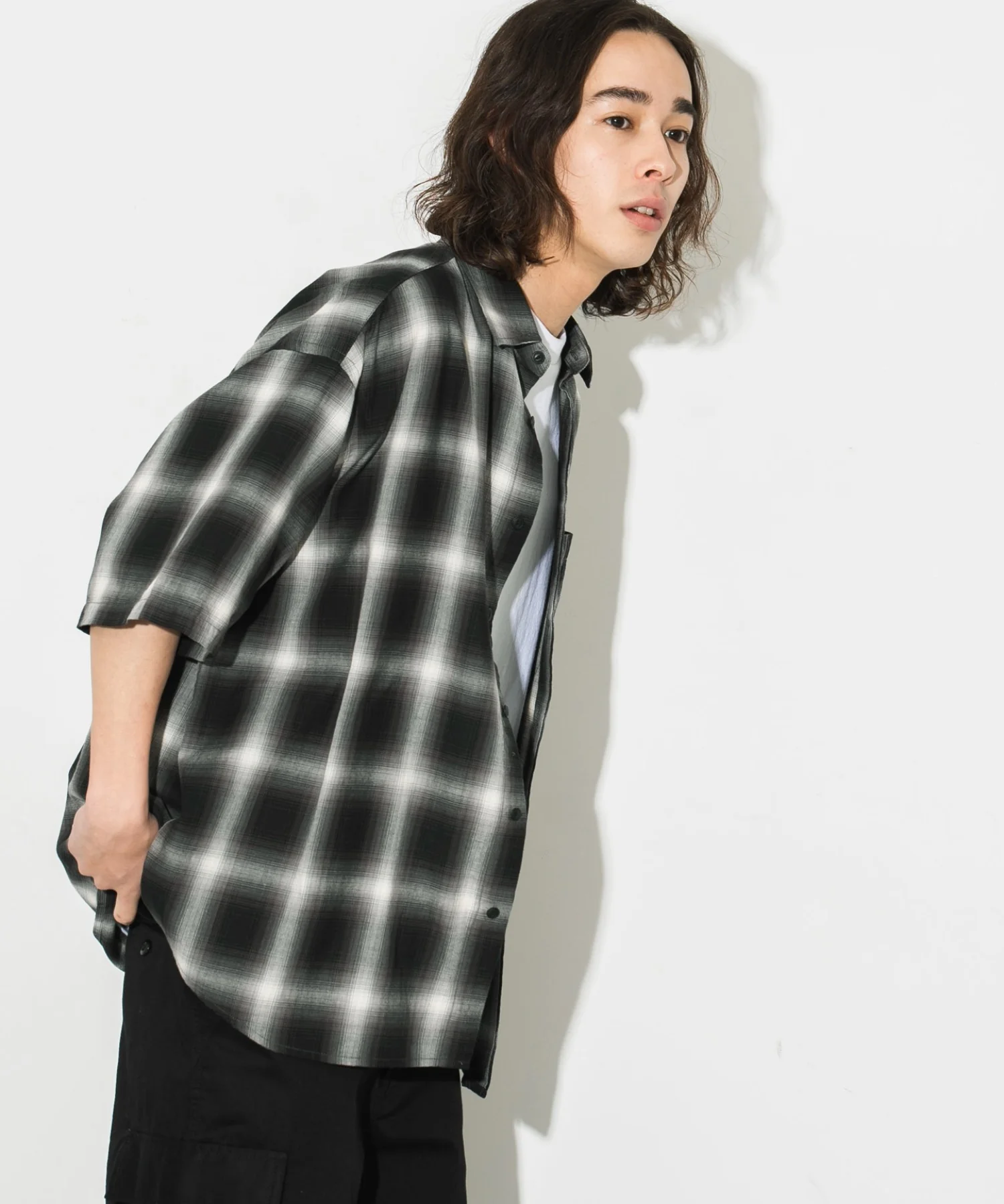 オンブレチェックシャツ（S） - Image 28