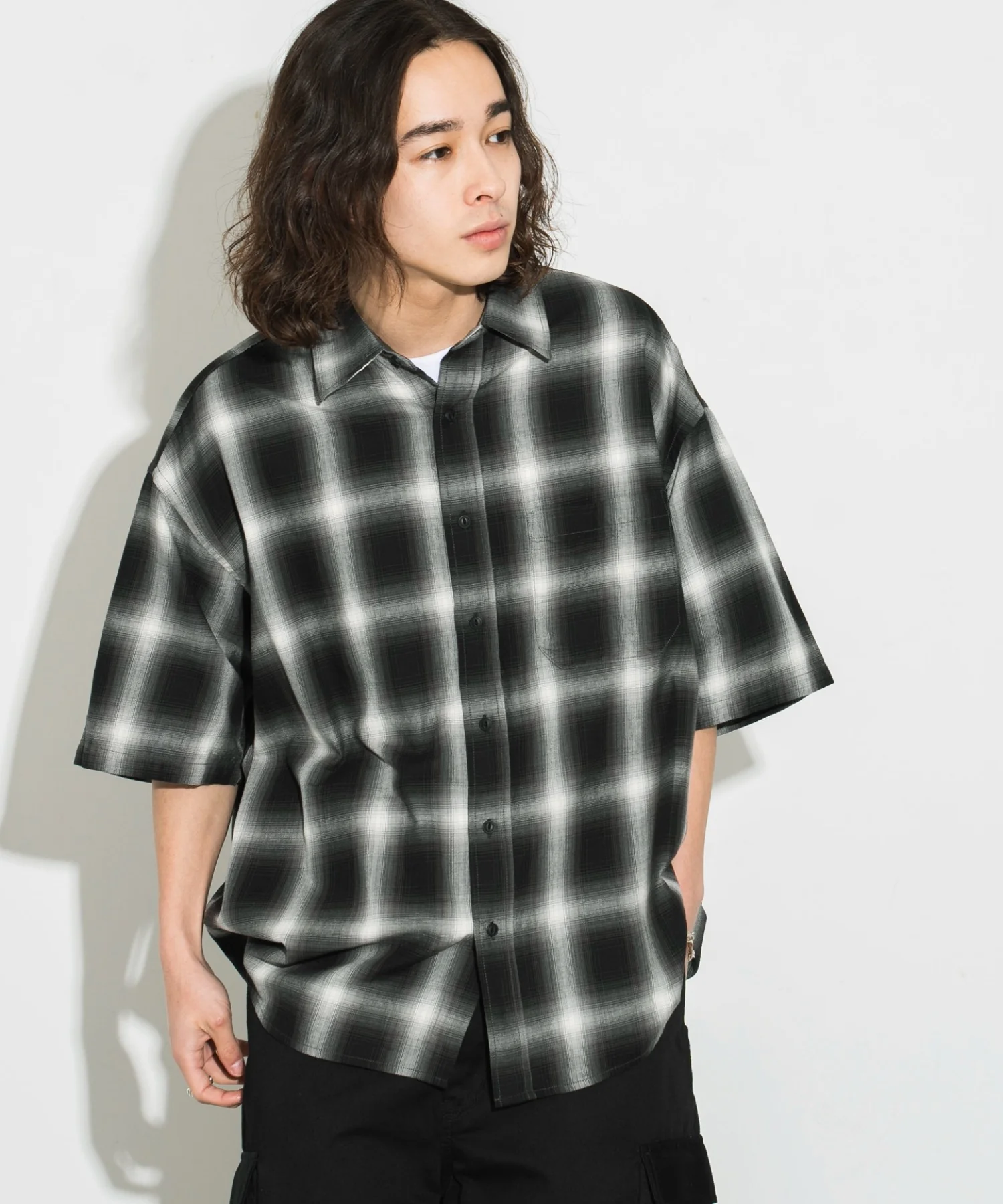 オンブレチェックシャツ（S） - Image 29