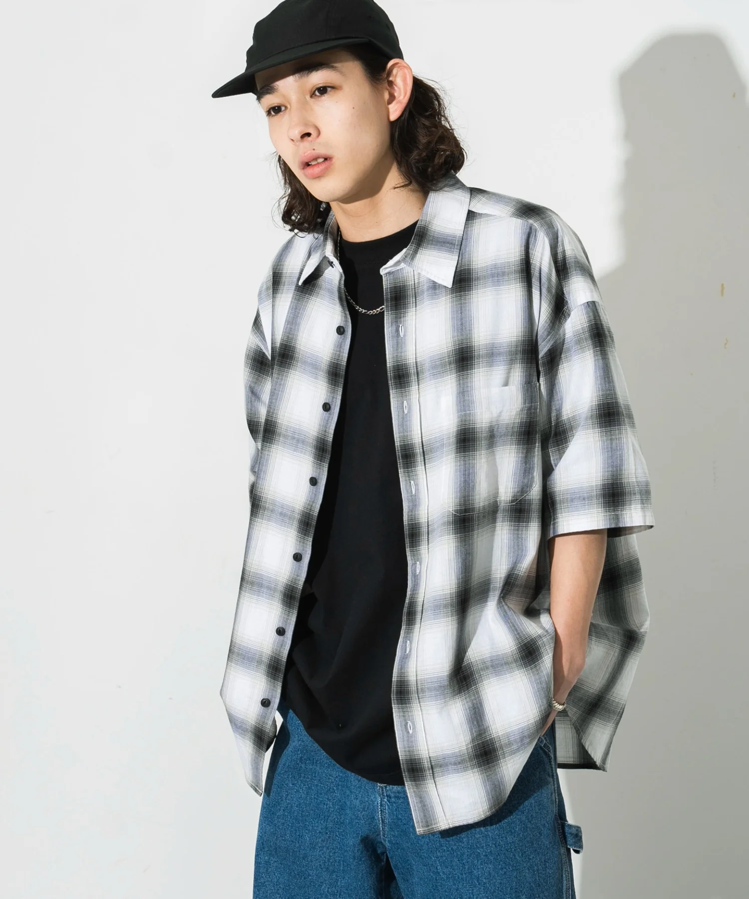 オンブレチェックシャツ（S） - Image 35