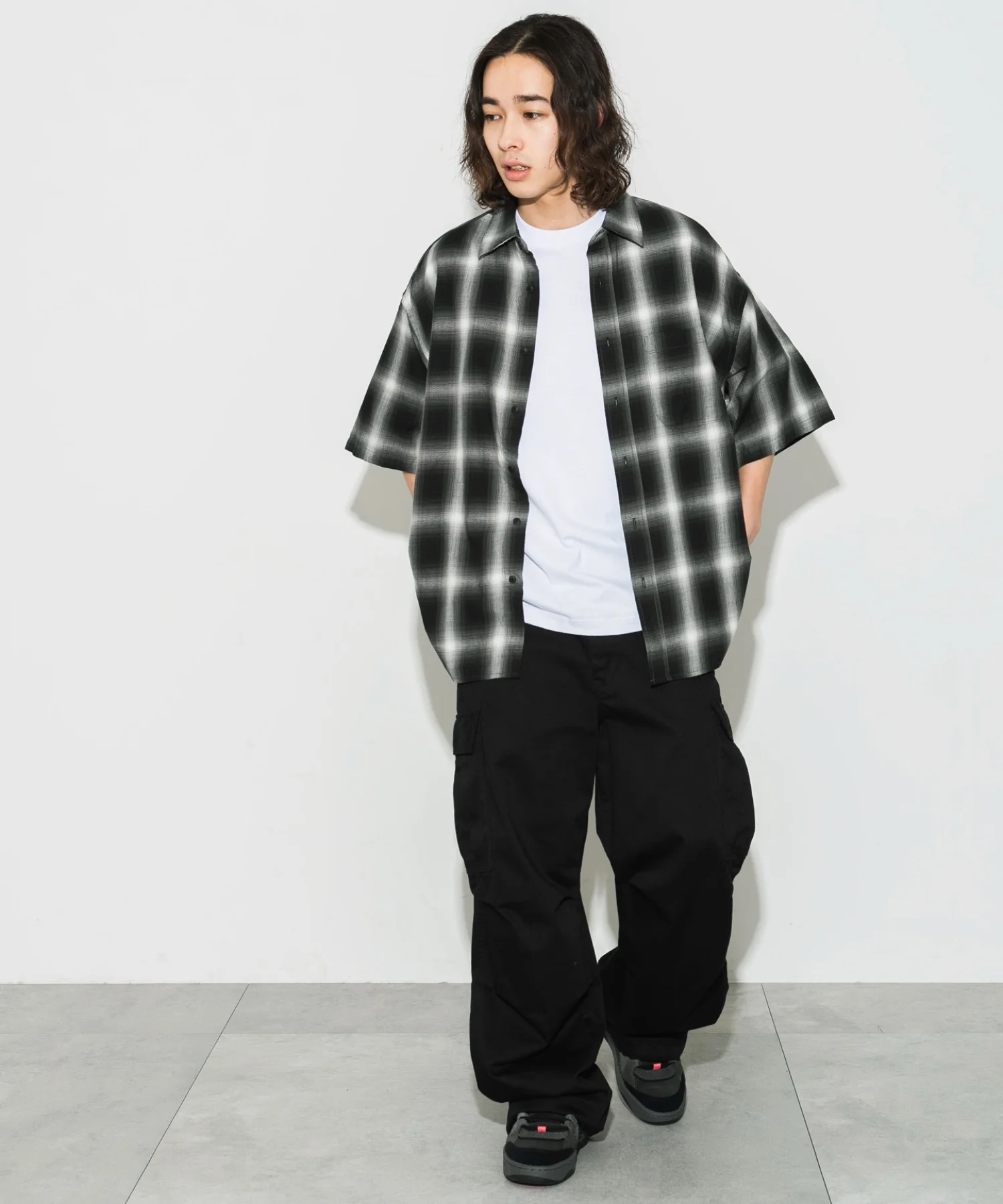 オンブレチェックシャツ（S） - Image 36