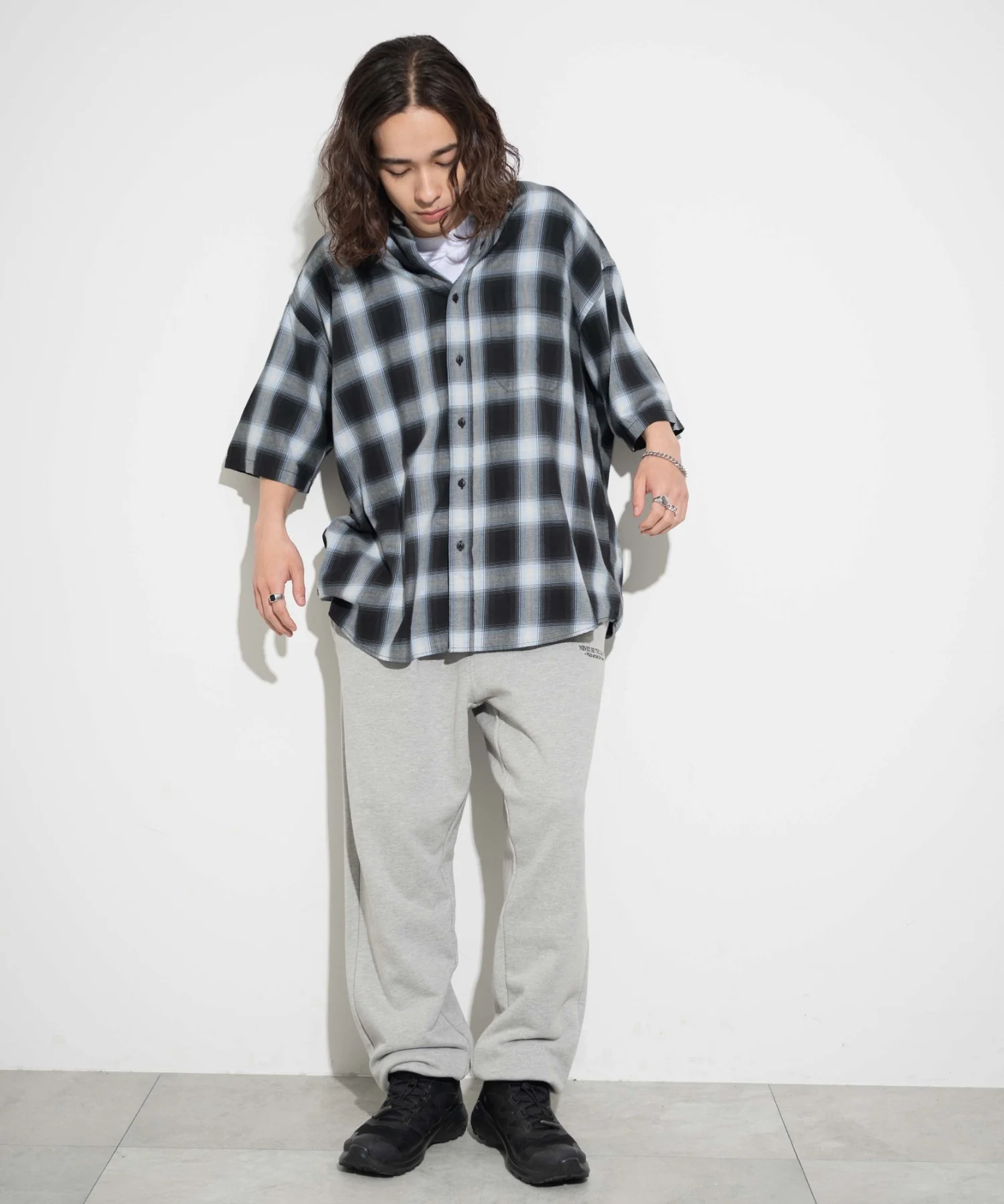 オンブレチェックシャツ（S） - Image 5
