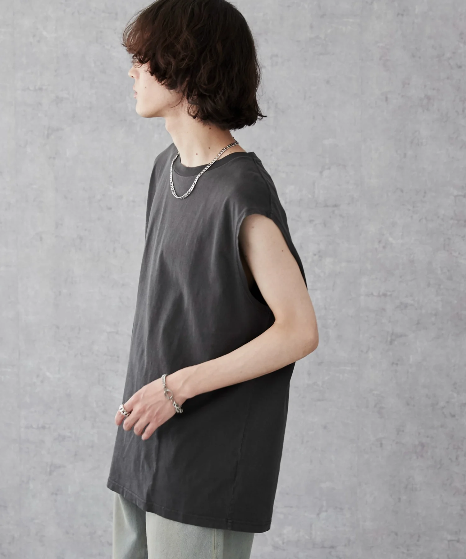 スリーブレスコットンT - Image 39
