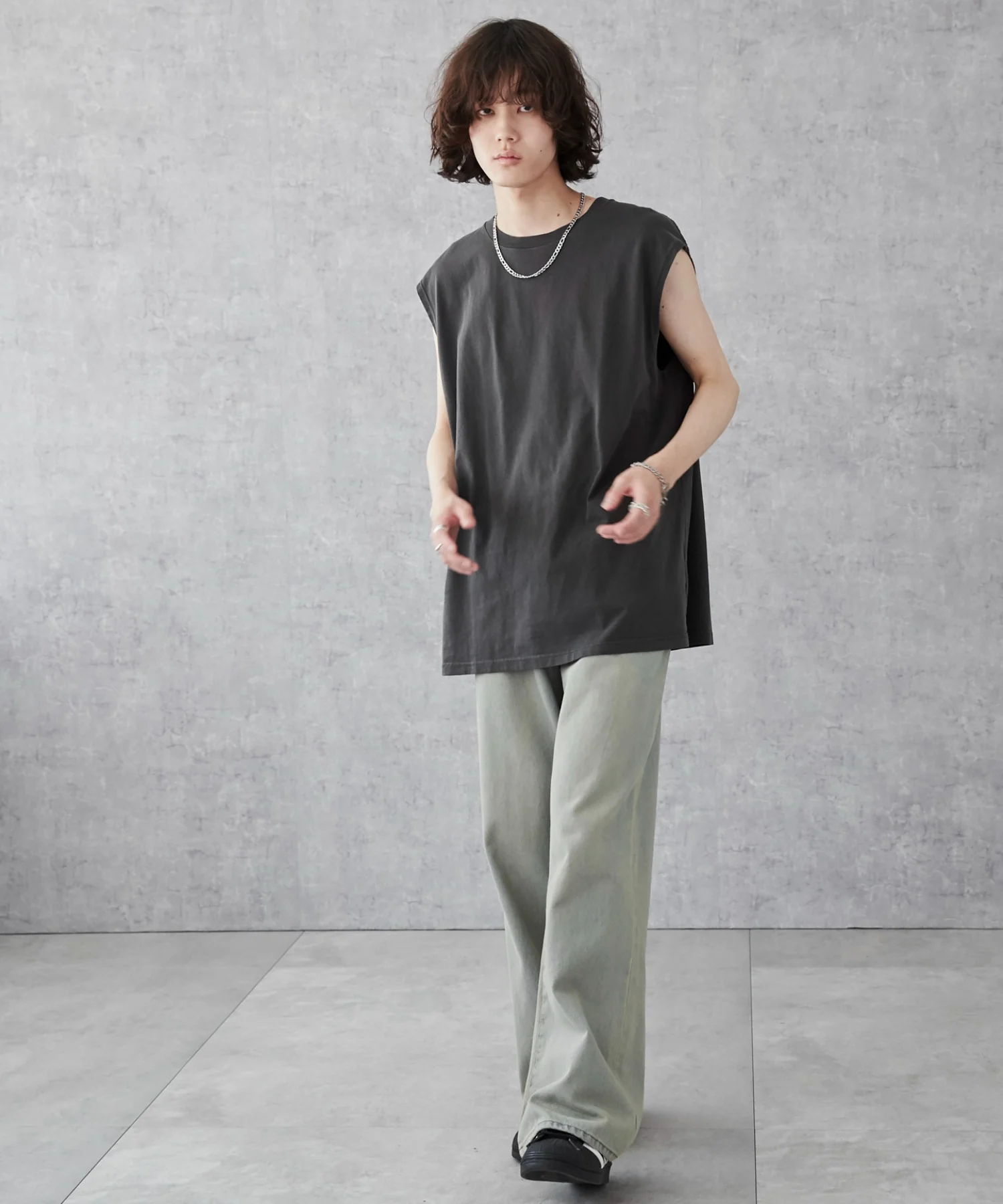 スリーブレスコットンT - Image 43