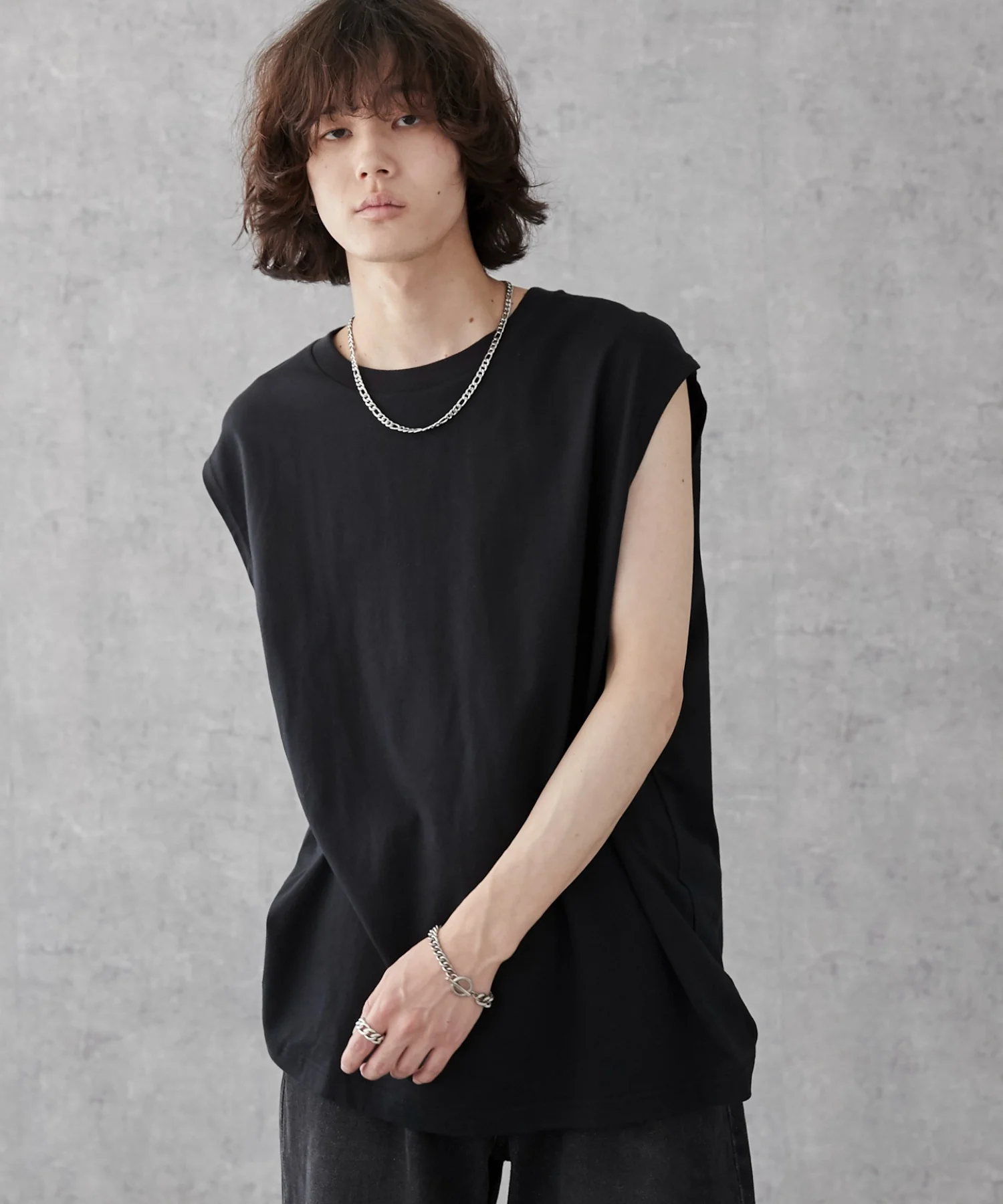 スリーブレスコットンT - Image 44