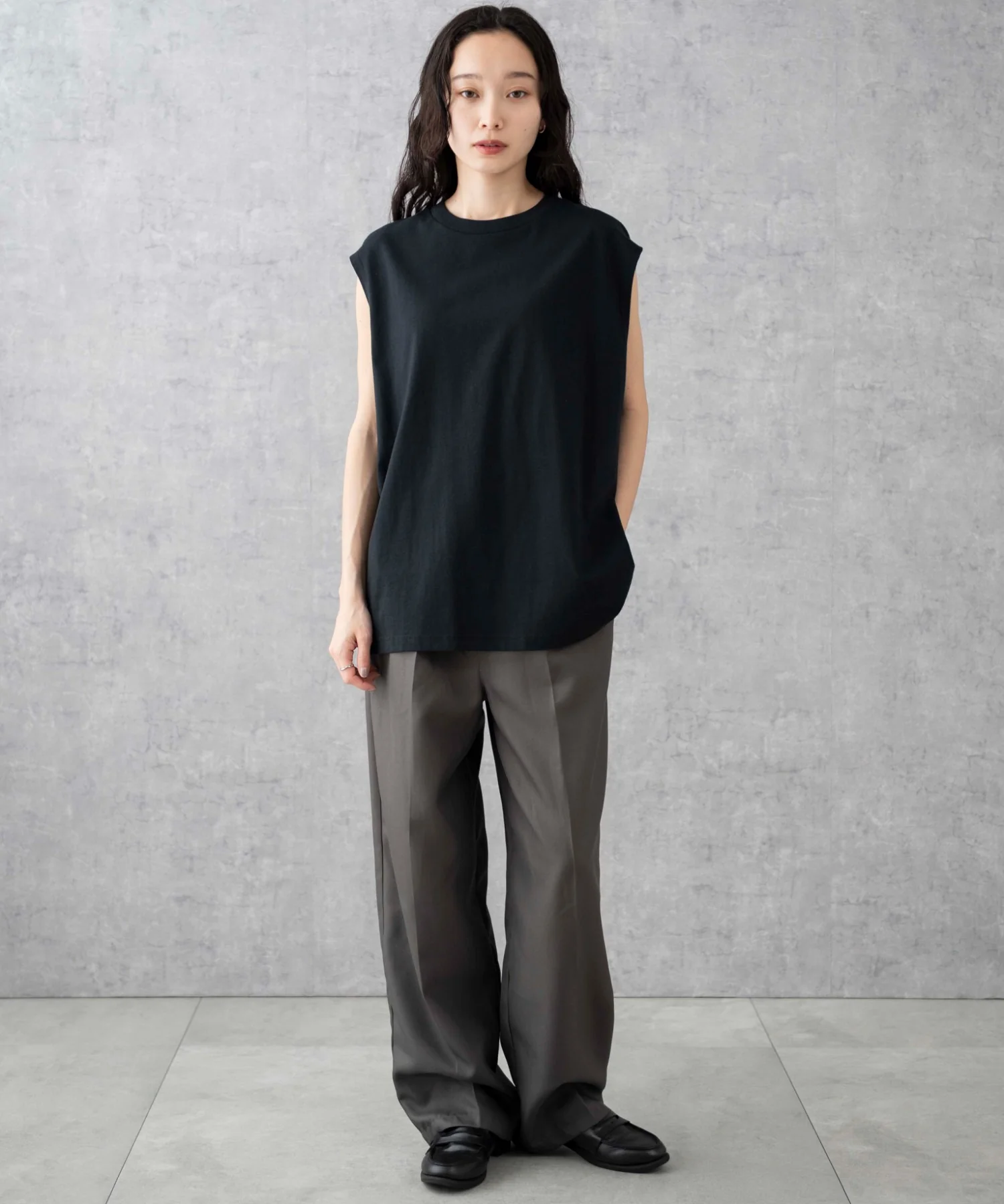 スリーブレスコットンT - Image 50