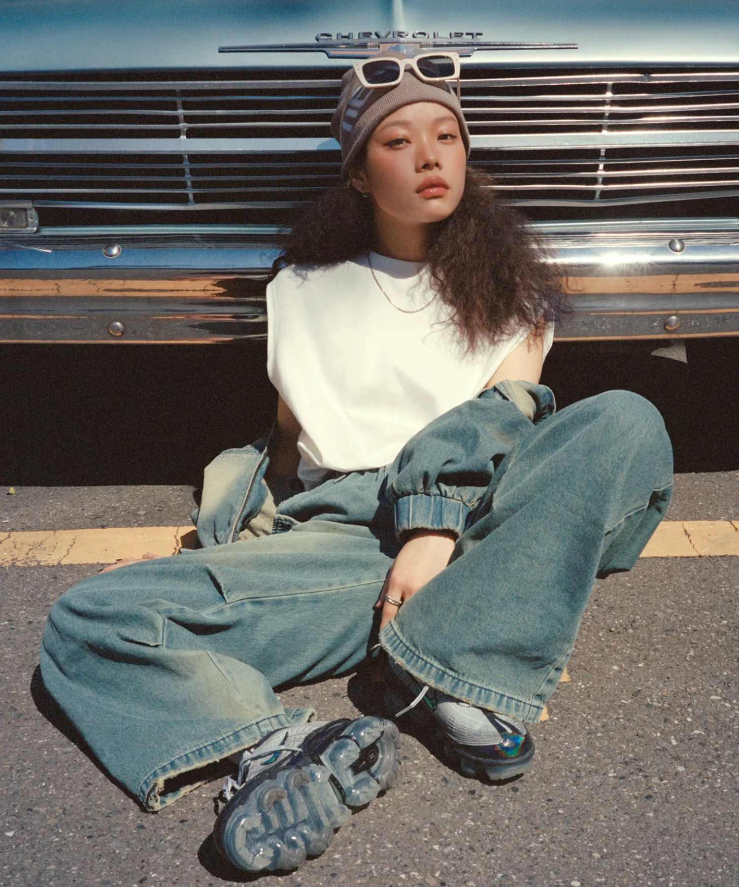 スリーブレスコットンT - Image 6