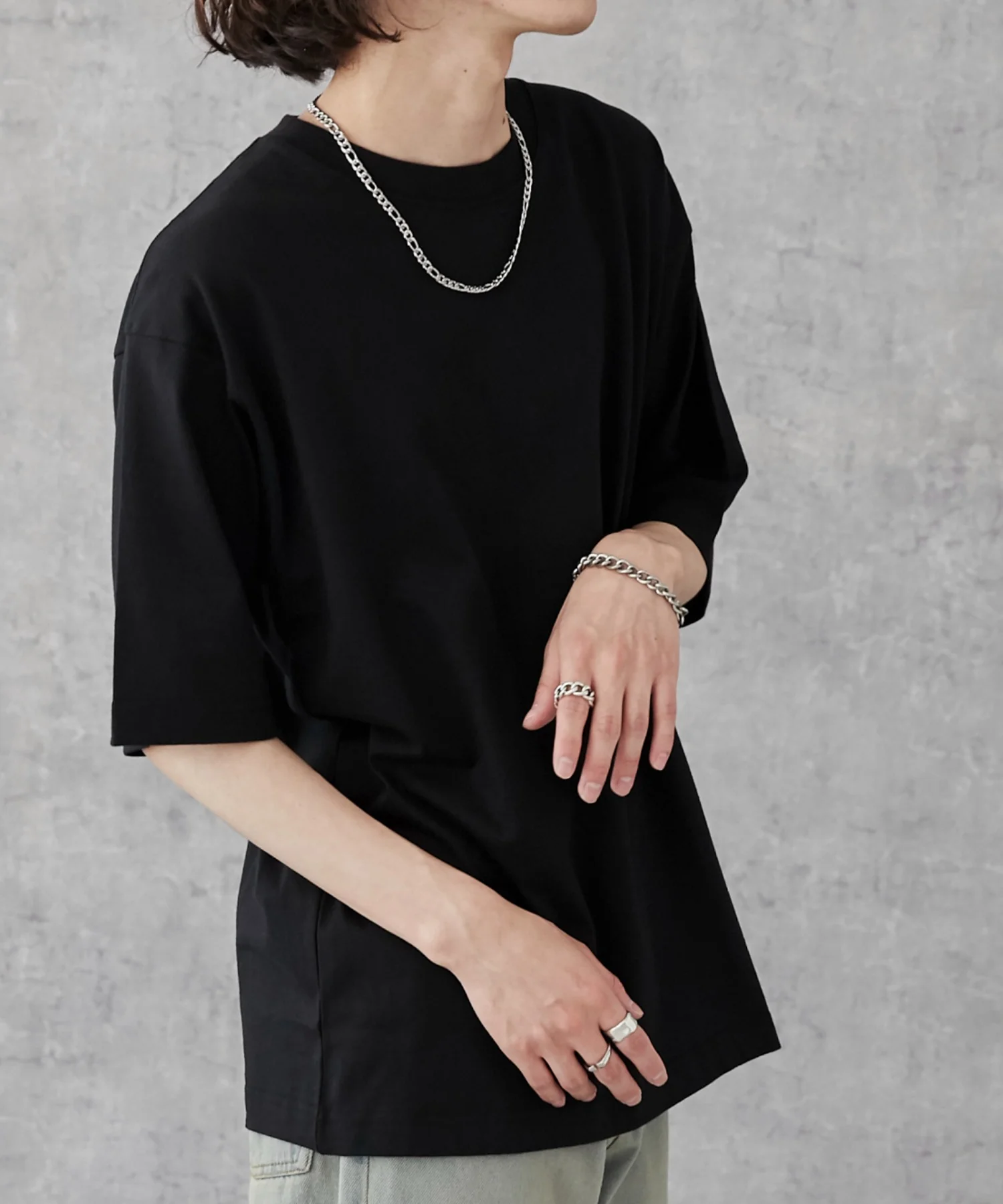 リラックスフィットコットンT - Image 11