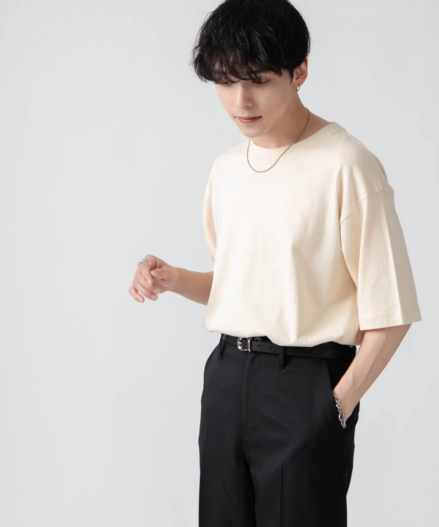 リラックスフィットコットンT - Image 76