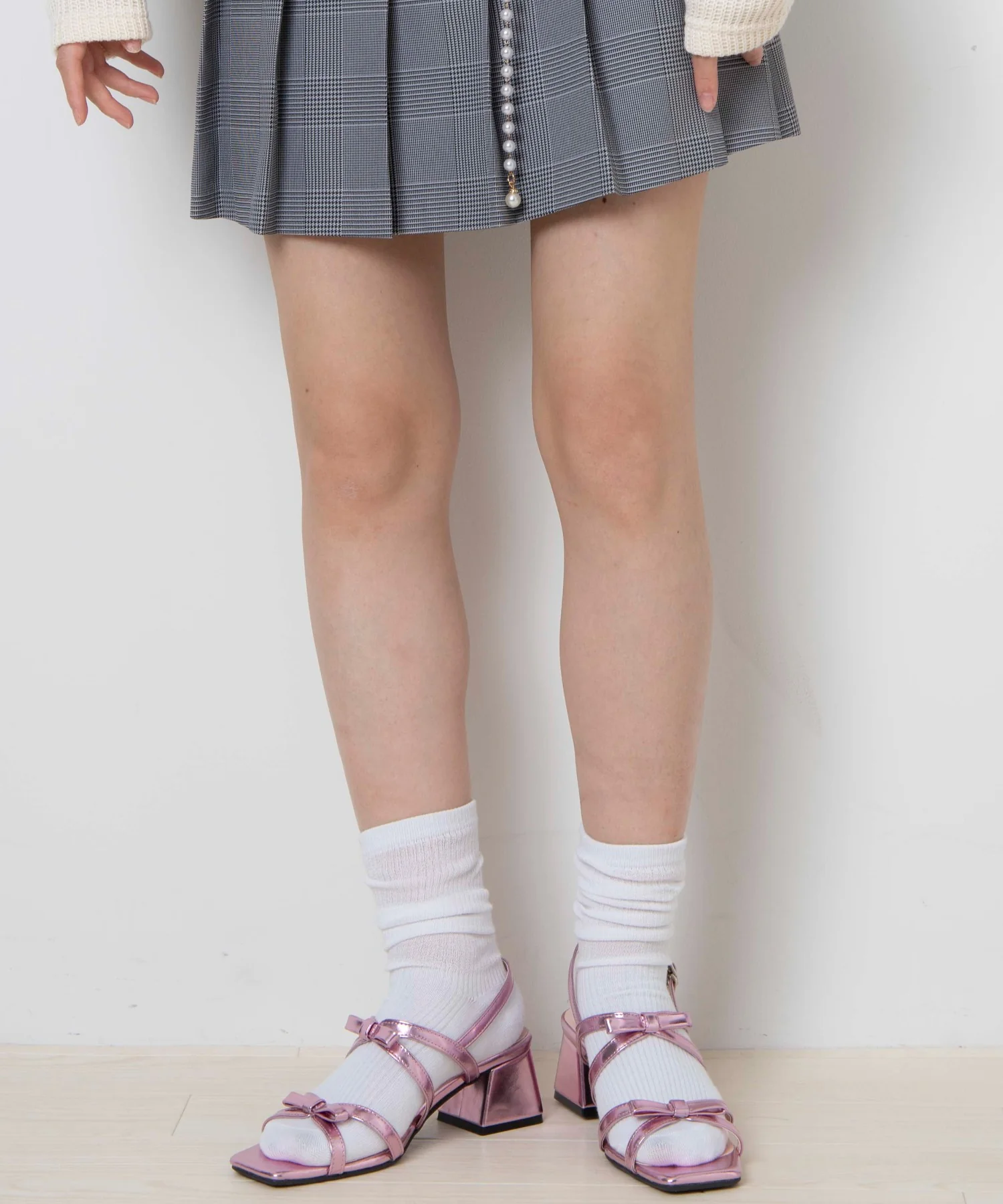 リボンヒールサンダル - Image 4