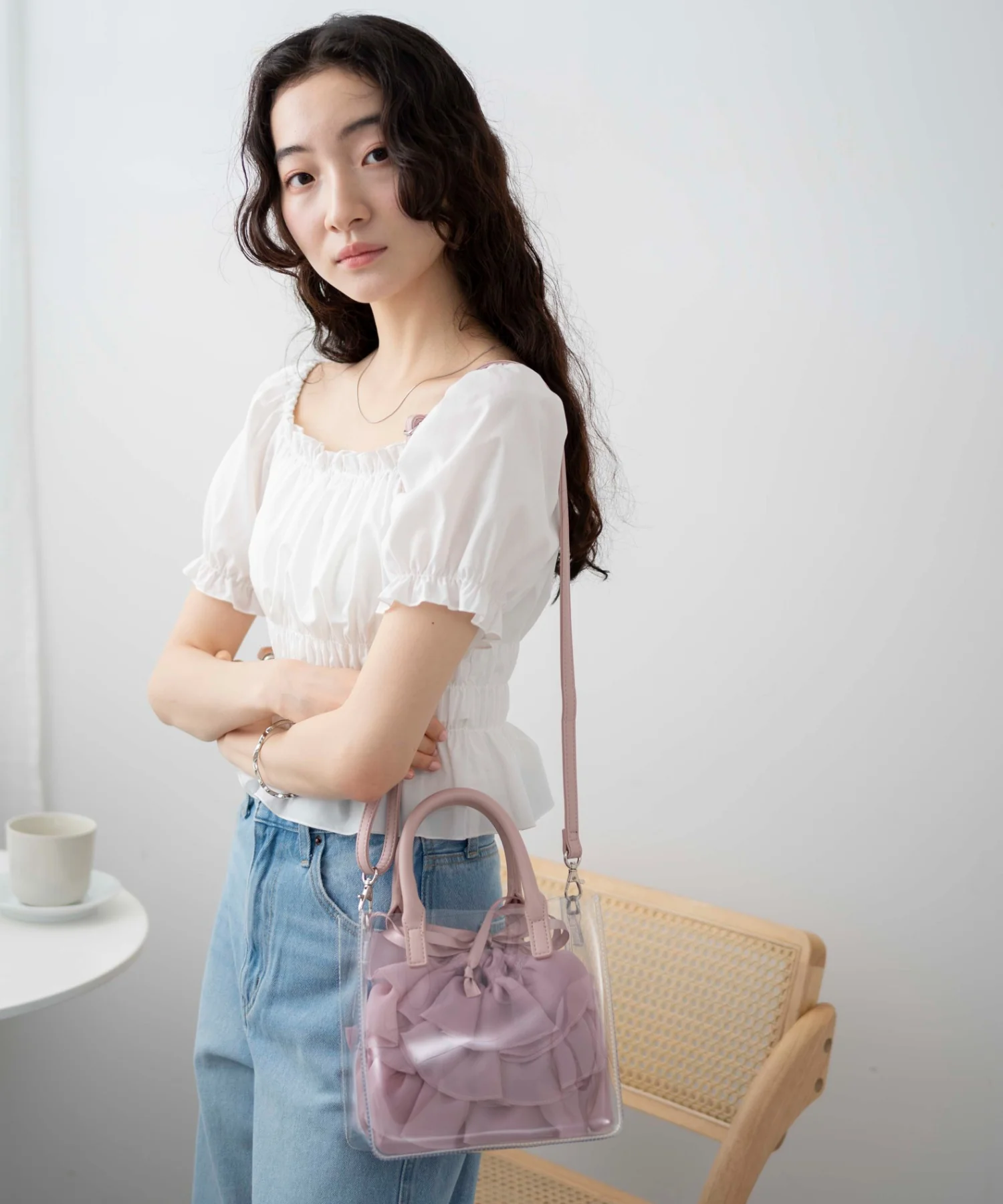 巾着付きクリアショルダー - Image 12