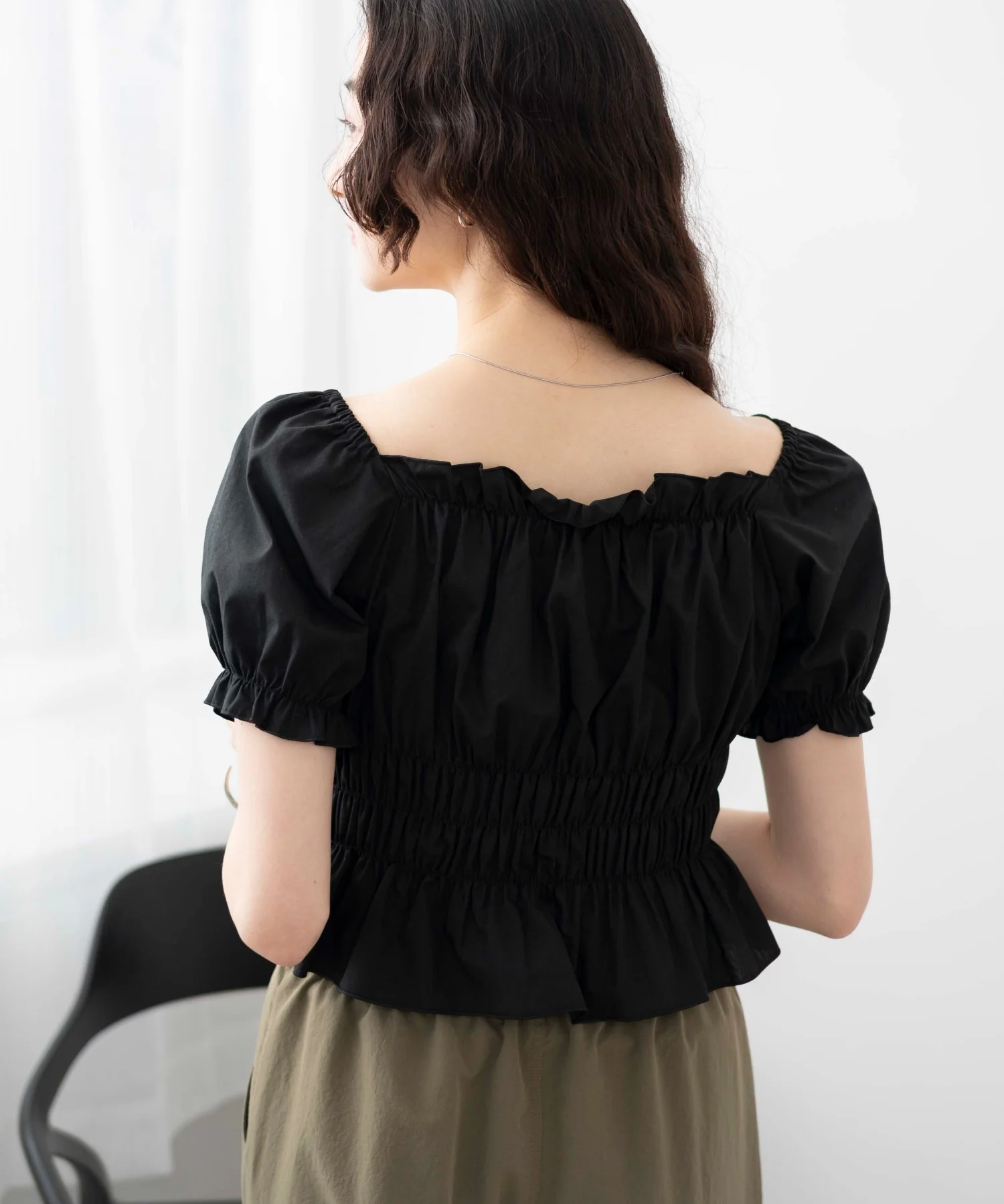 オフショルシャーリングブラウス - Image 12
