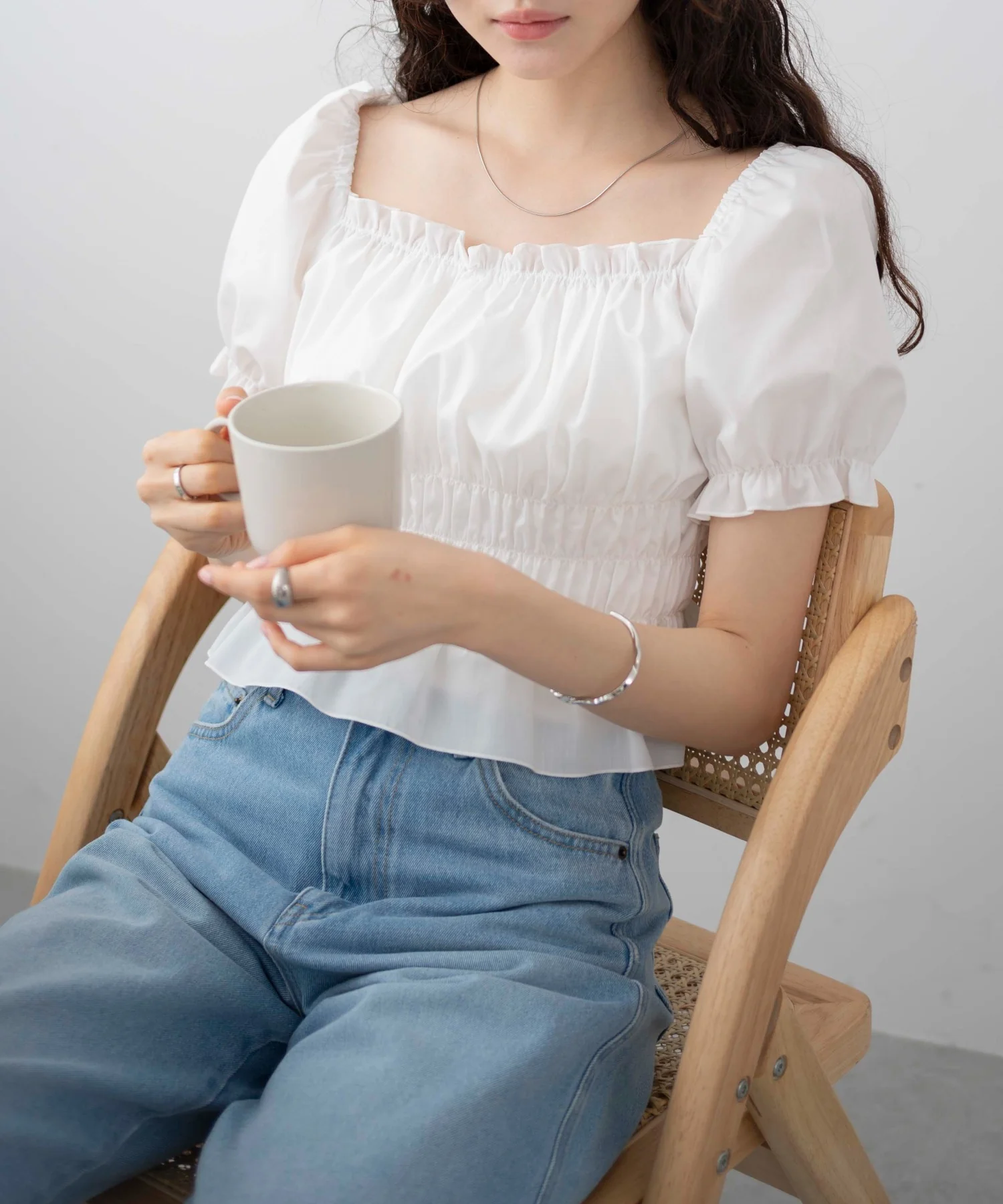 オフショルシャーリングブラウス - Image 6