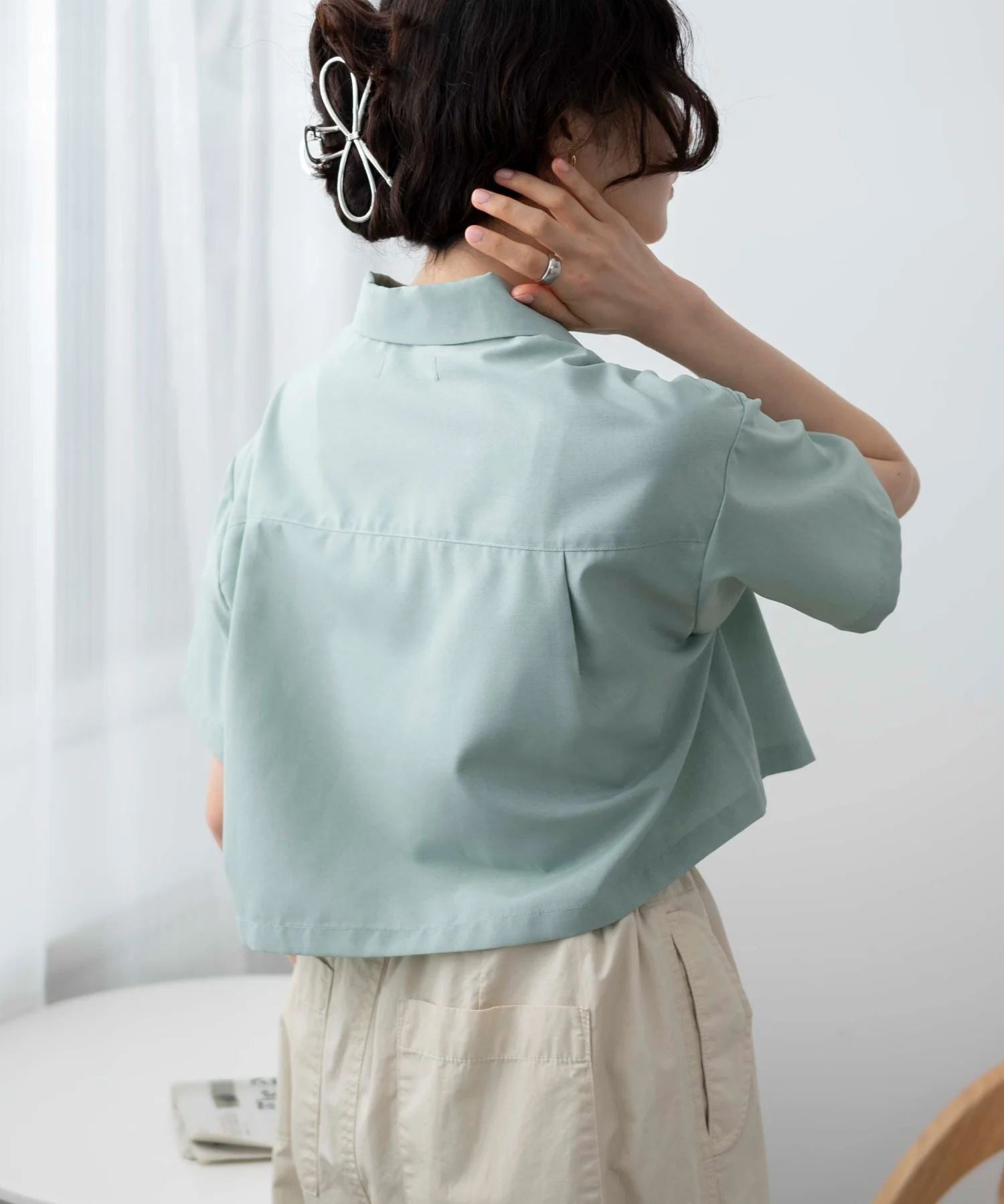 オープンカラーショートシャツ - Image 18