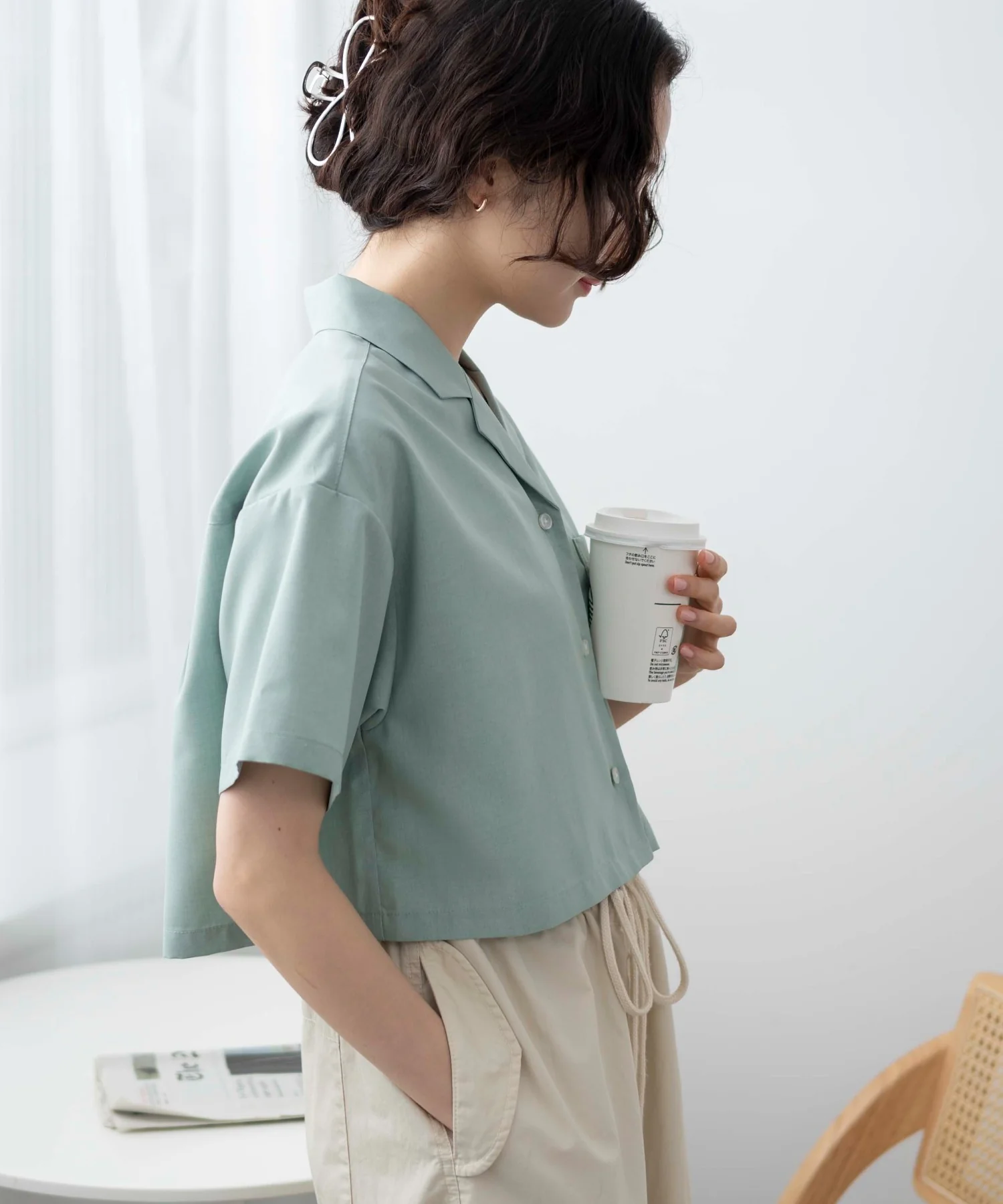 オープンカラーショートシャツ - Image 19