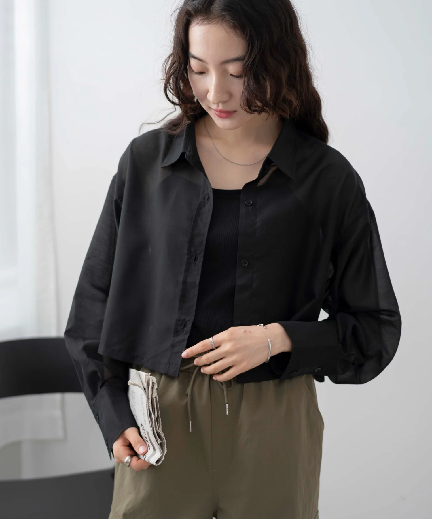 シアーショートシャツ - Image 4