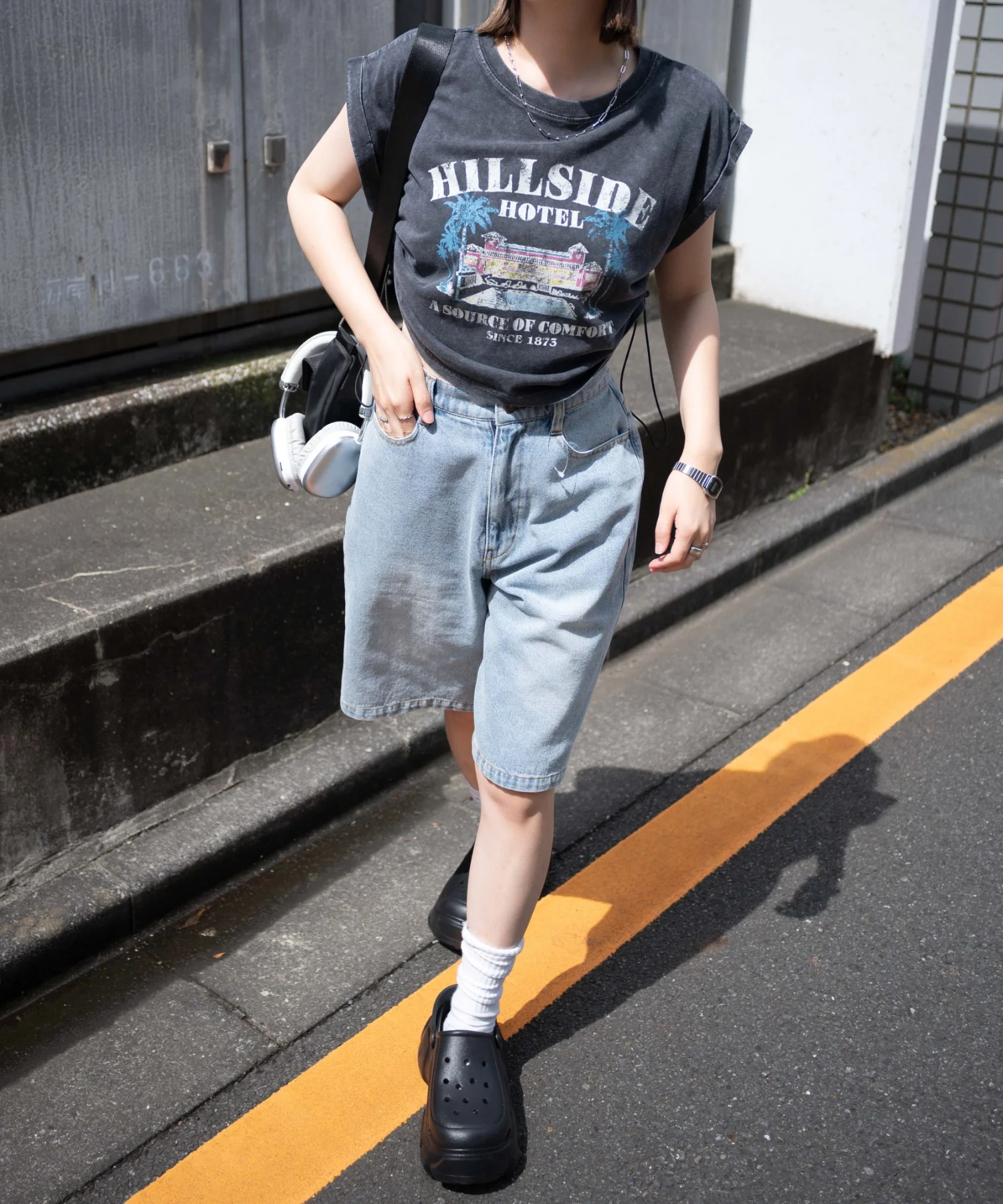 ヴィンテージウォッシュドロストデザインT - Image 10
