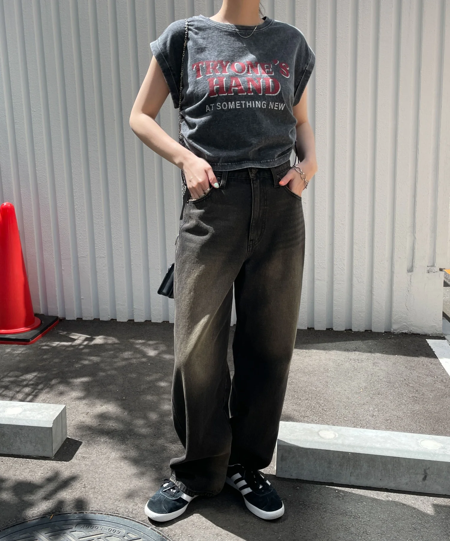 ヴィンテージウォッシュドロストデザインT - Image 11