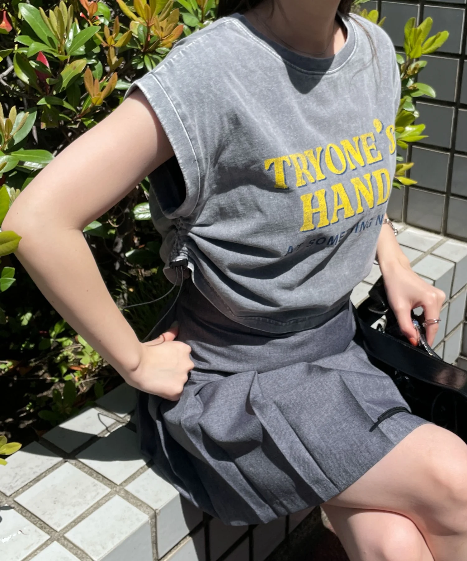 ヴィンテージウォッシュドロストデザインT - Image 13