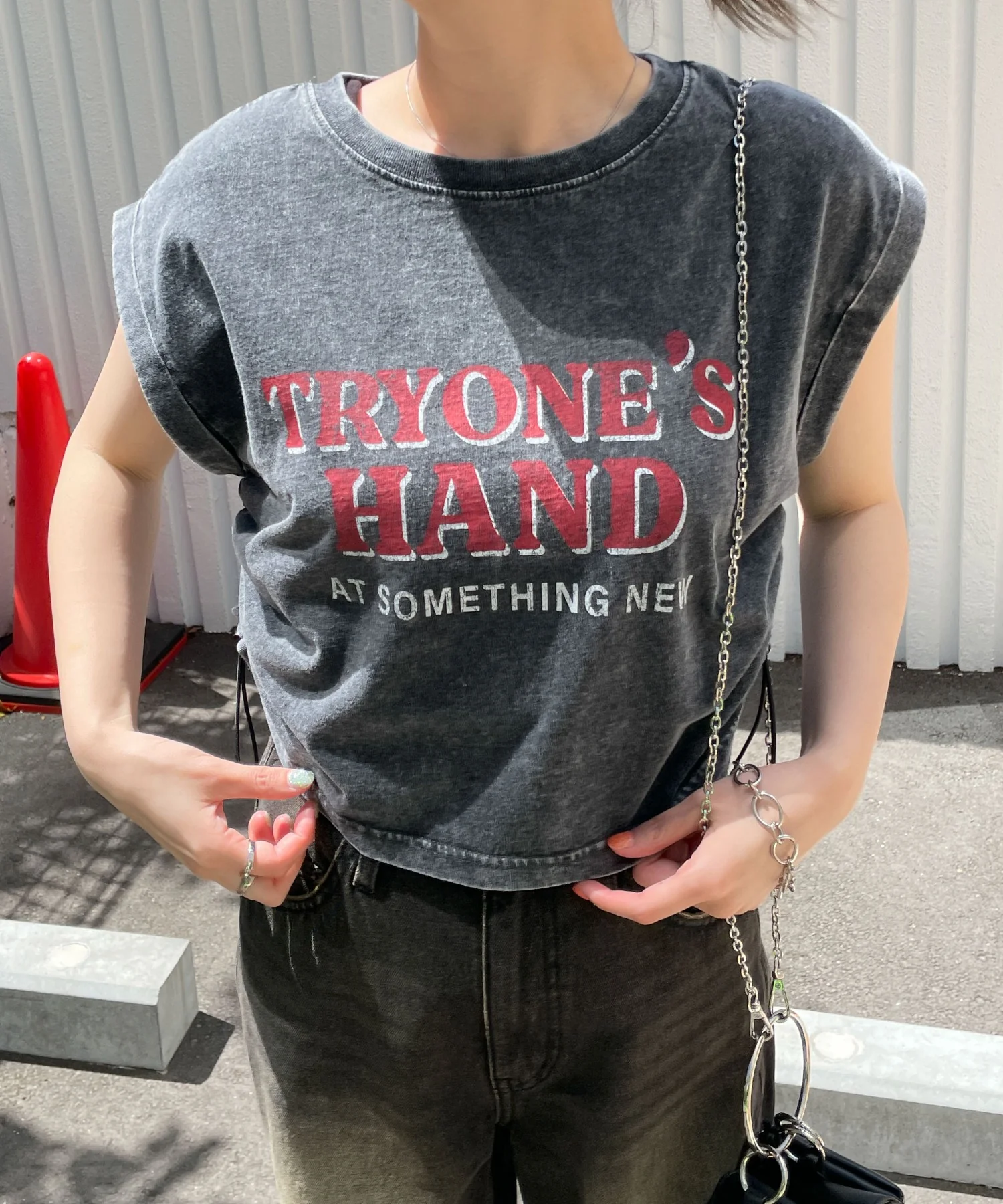 ヴィンテージウォッシュドロストデザインT - Image 39