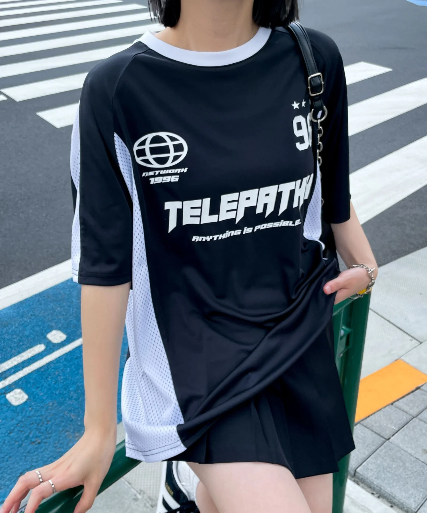 サッカーメッシュ切り替えビッグT - Image 11