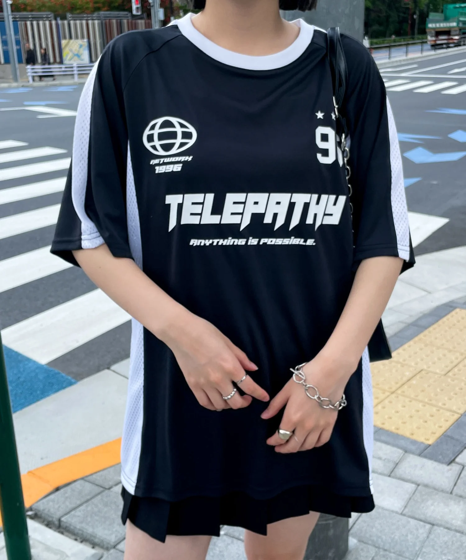 サッカーメッシュ切り替えビッグT - Image 13