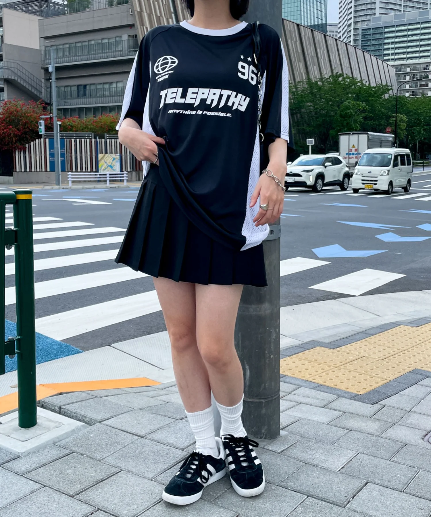サッカーメッシュ切り替えビッグT - Image 15