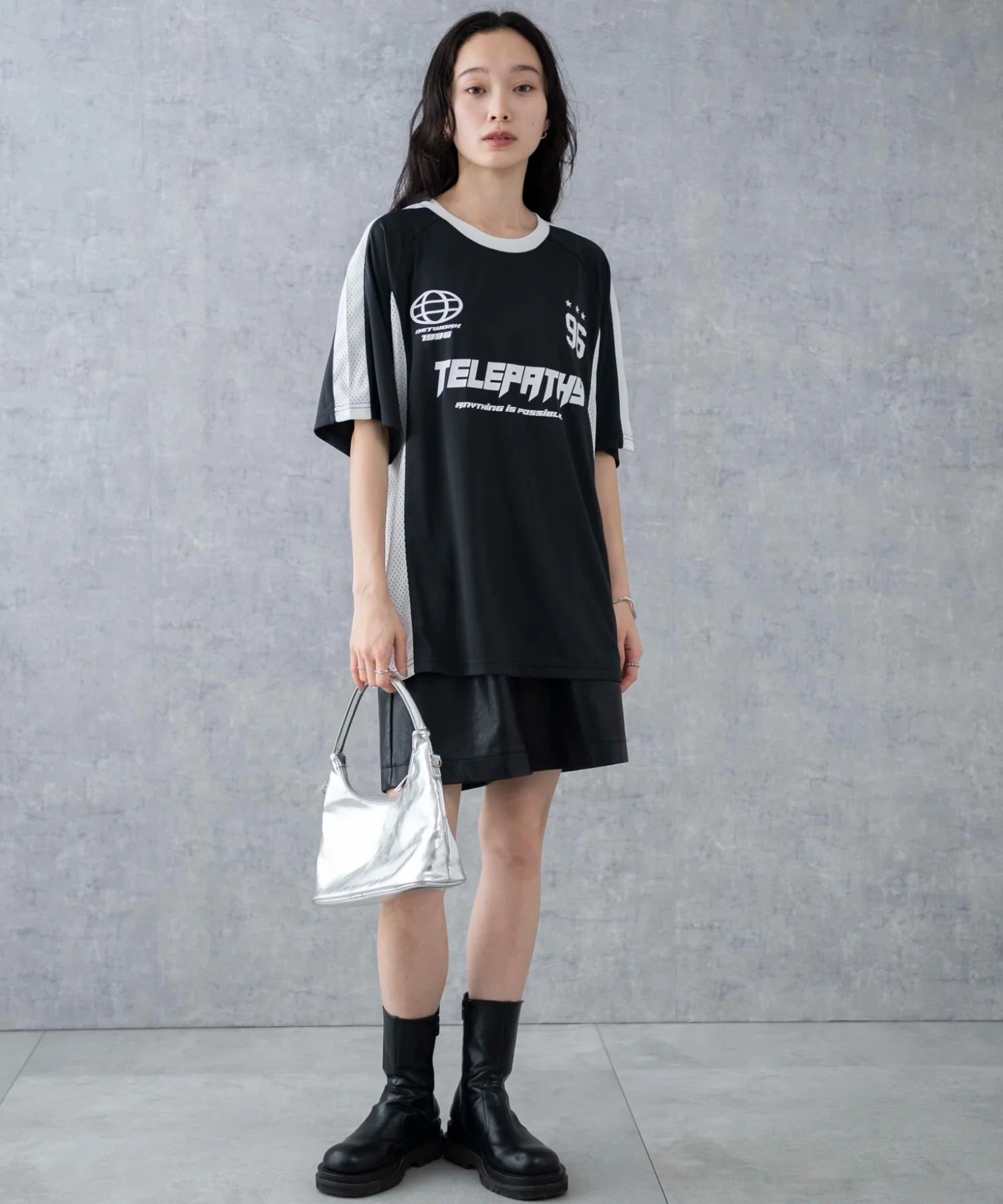 サッカーメッシュ切り替えビッグT - Image 17