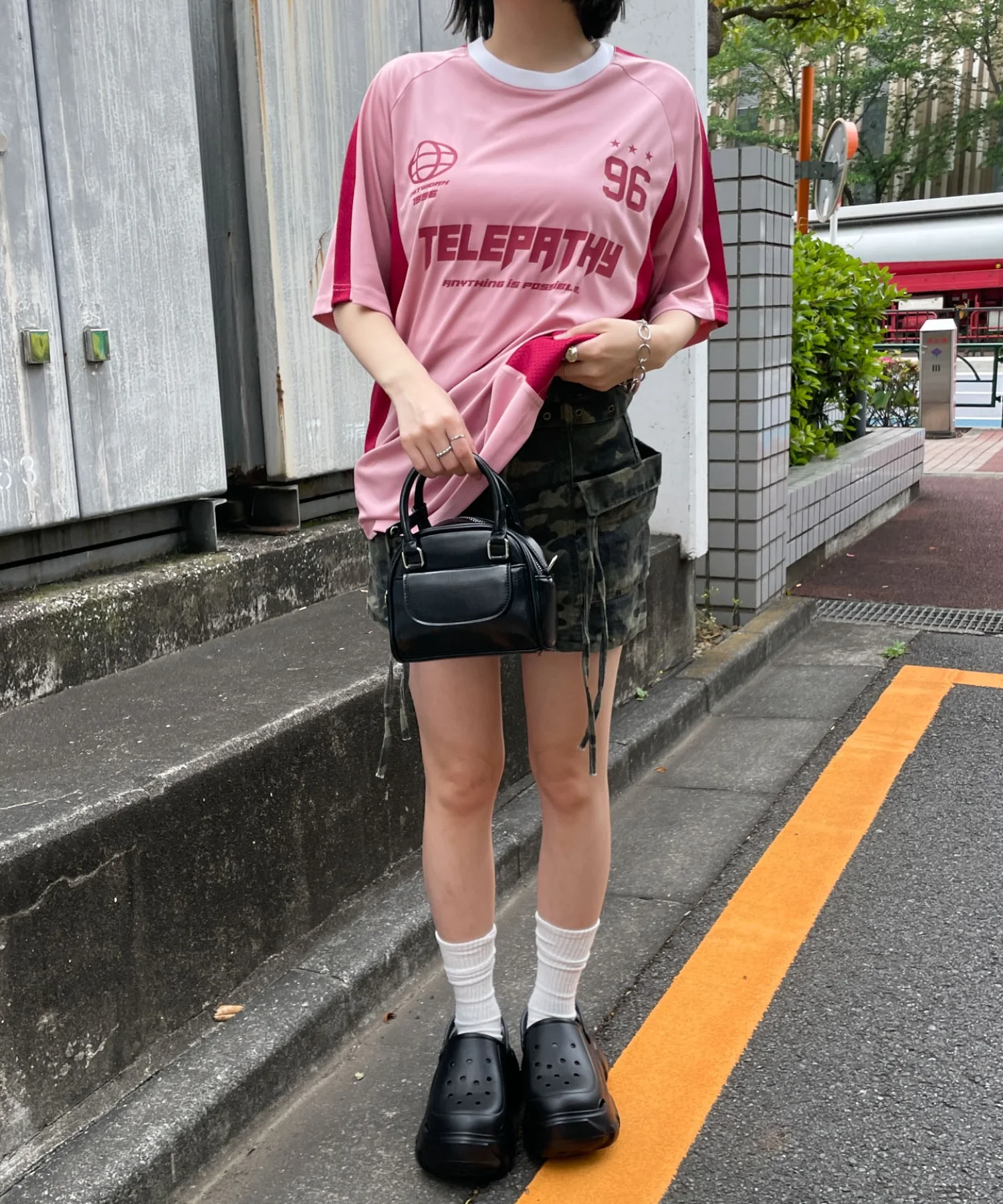 サッカーメッシュ切り替えビッグT - Image 3