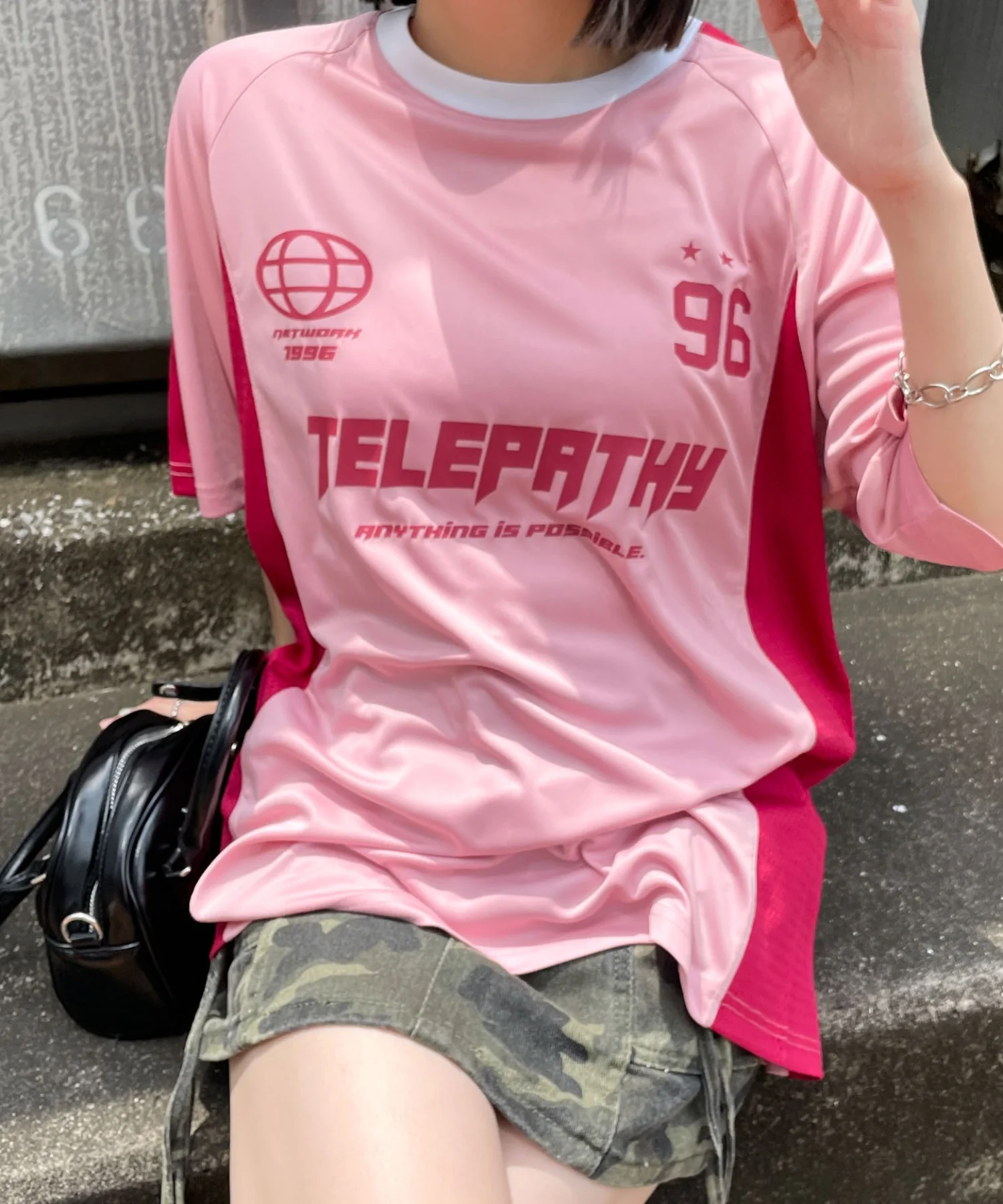 サッカーメッシュ切り替えビッグT - Image 5