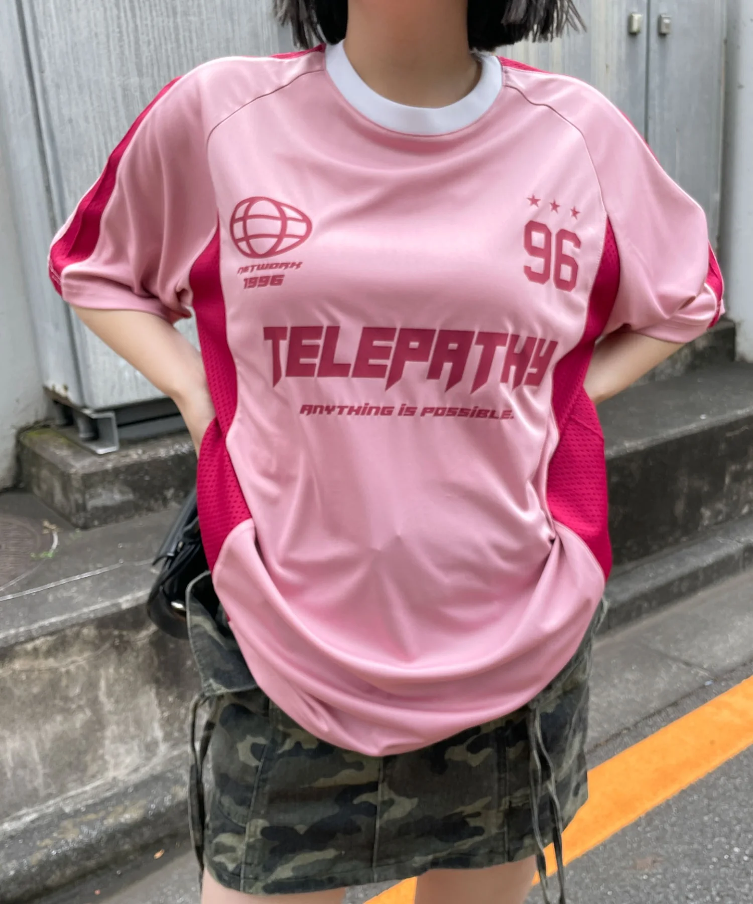 サッカーメッシュ切り替えビッグT - Image 6